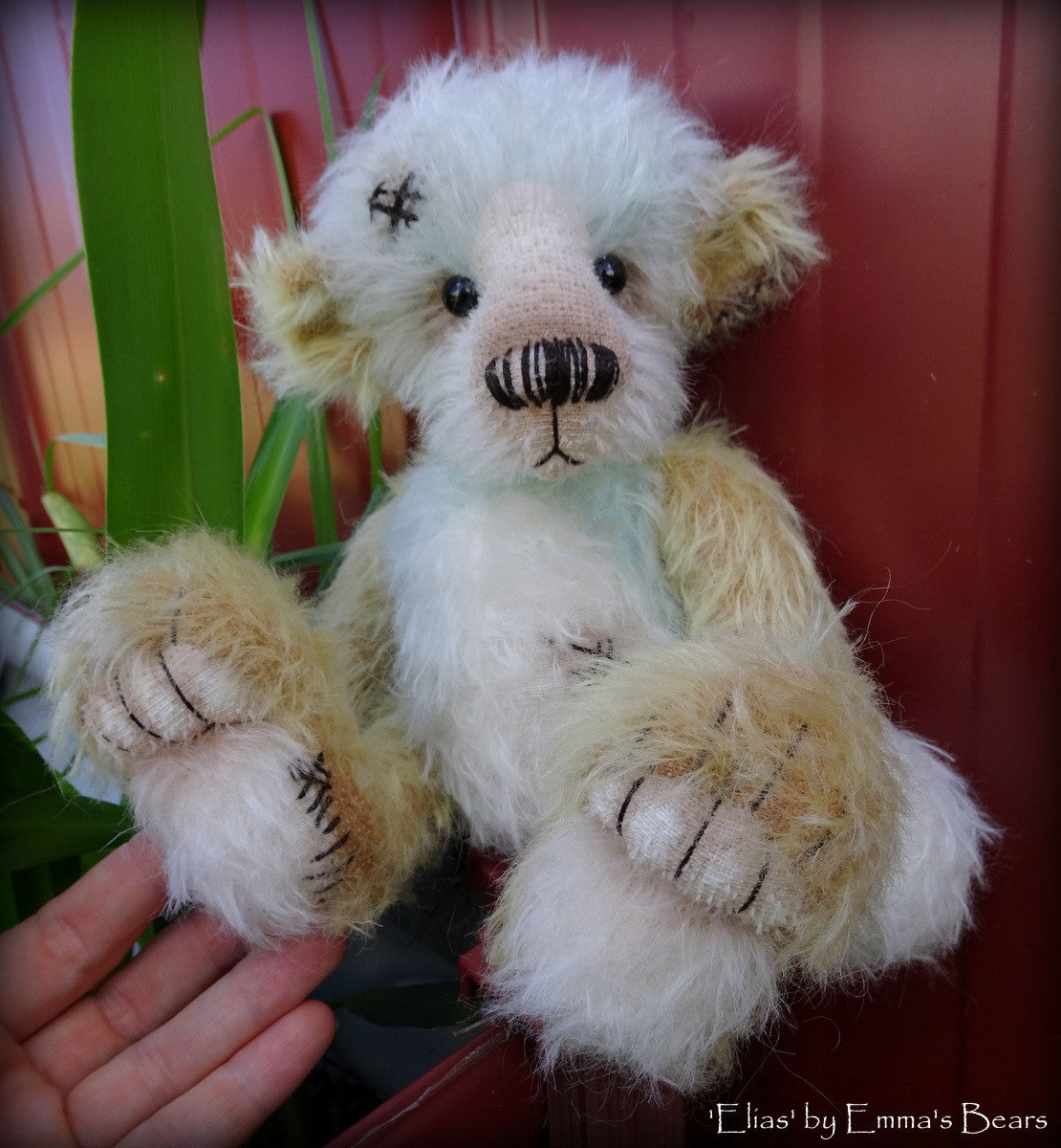 Elias - 10in well worn mohair Artist Bear by Emmas Bears