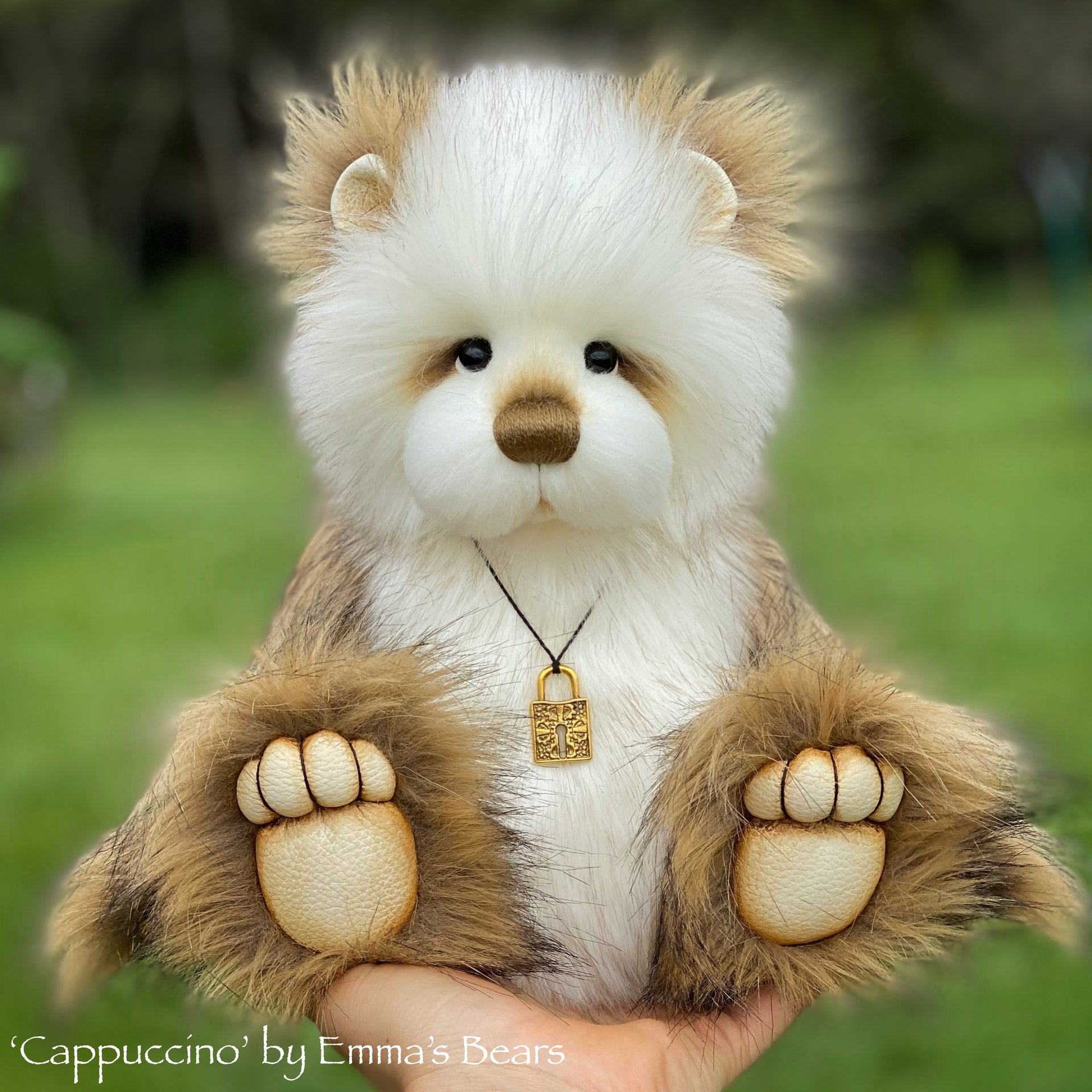 KITS - 13" Cappuccino faux fur teddy using Emma's Bears FREE pattern