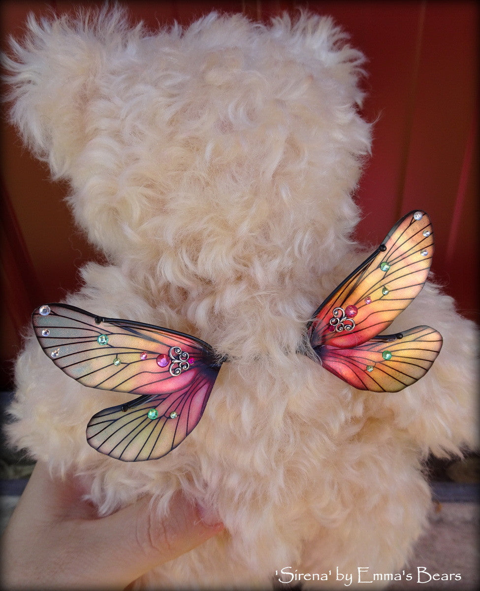 Sirena - 9IN hand dyed mohair bear by Emmas Bears - OOAK