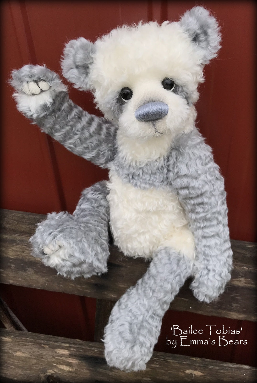 Bailee Tobias - 22in MOHAIR Artist toddler style Bear by Emmas Bears - OOAK