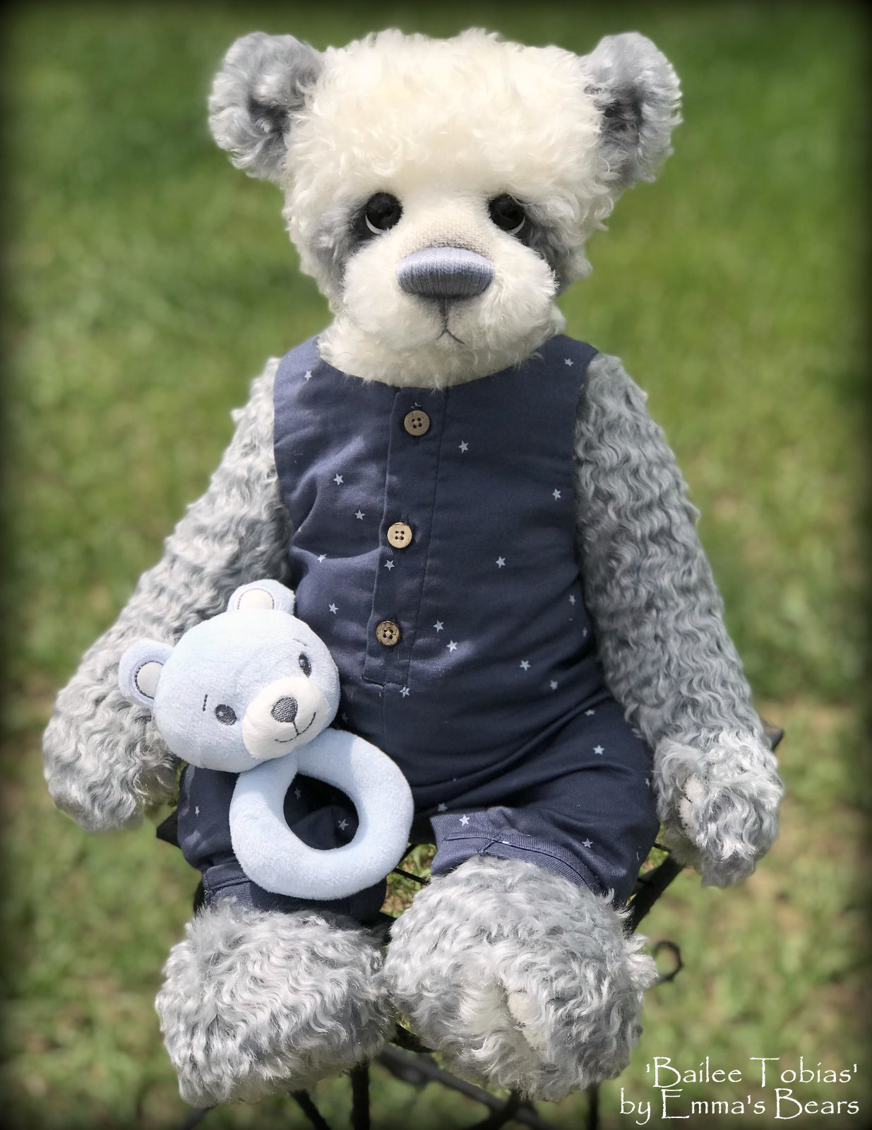 Bailee Tobias - 22in MOHAIR Artist toddler style Bear by Emmas Bears - OOAK