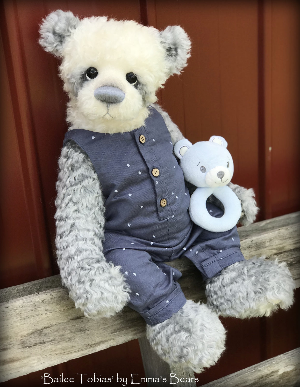 Bailee Tobias - 22in MOHAIR Artist toddler style Bear by Emmas Bears - OOAK