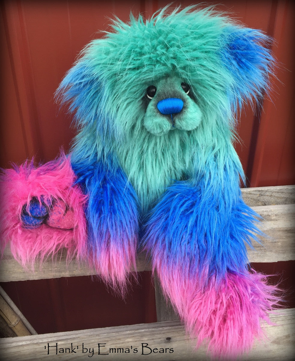 Hank - 21IN faux fur bear by Emmas Bears - OOAK