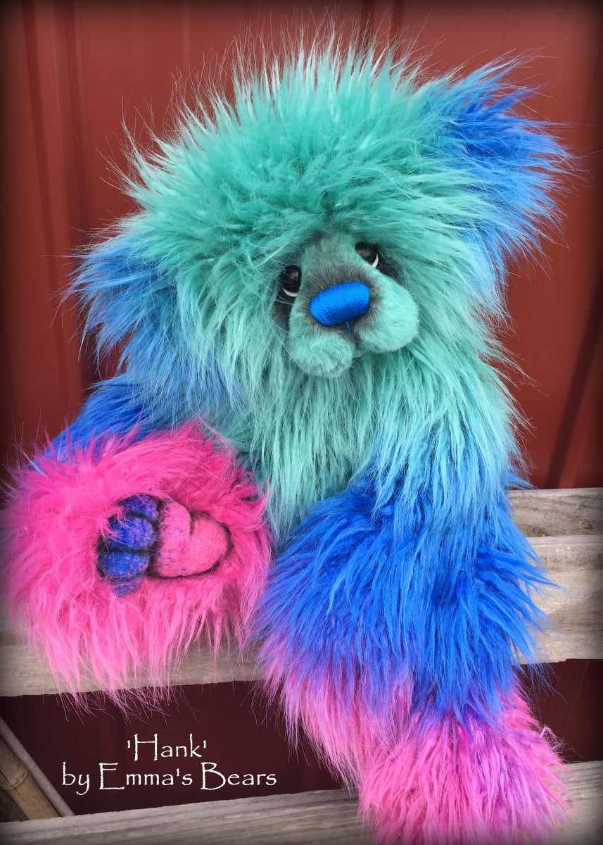 Hank - 21IN faux fur bear by Emmas Bears - OOAK