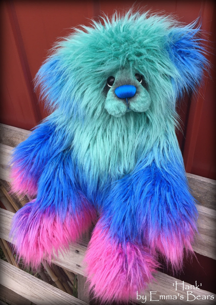 Hank - 21IN faux fur bear by Emmas Bears - OOAK