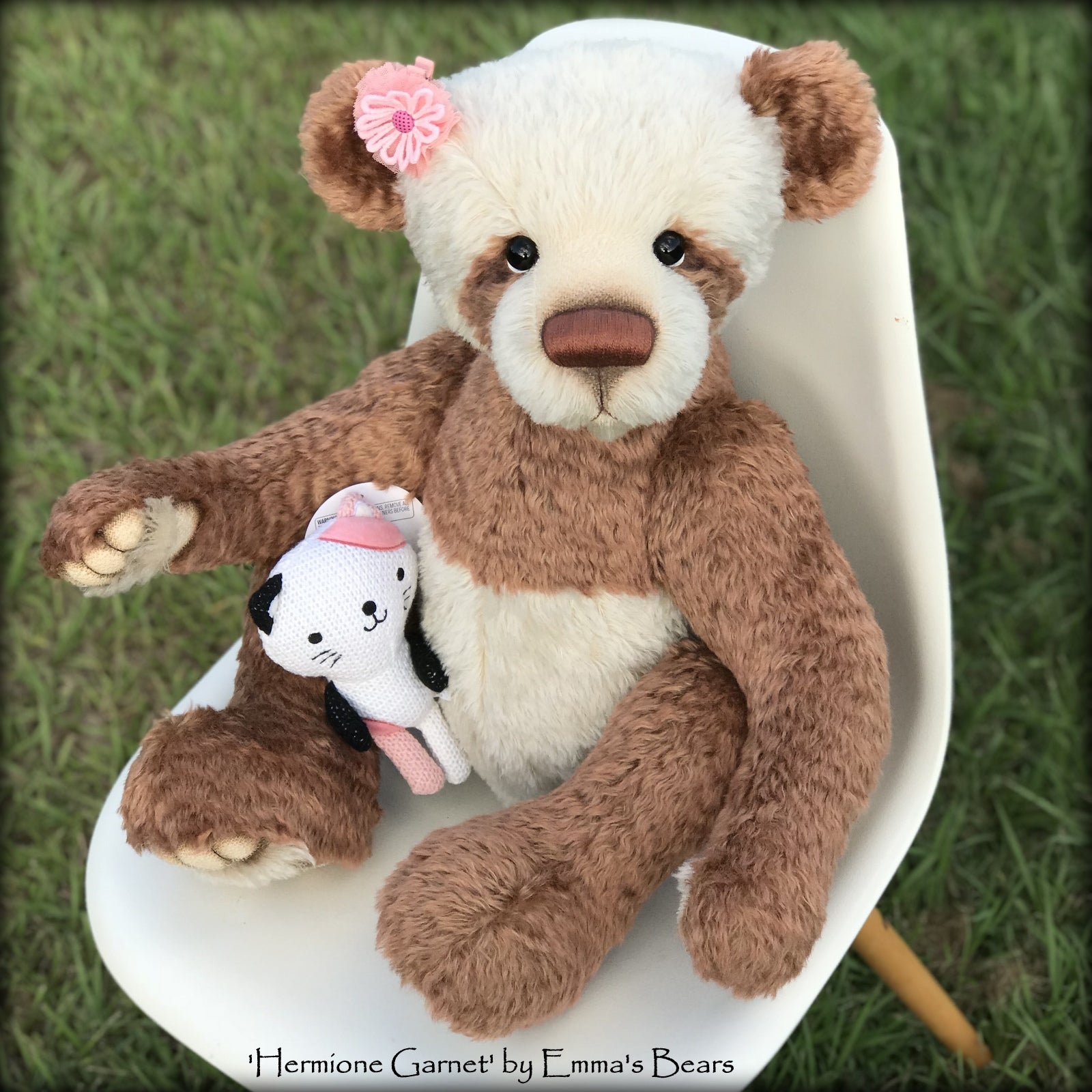 Hermione Garnet - 28" Mohair Artist Bear by Emmas Bears - OOAK