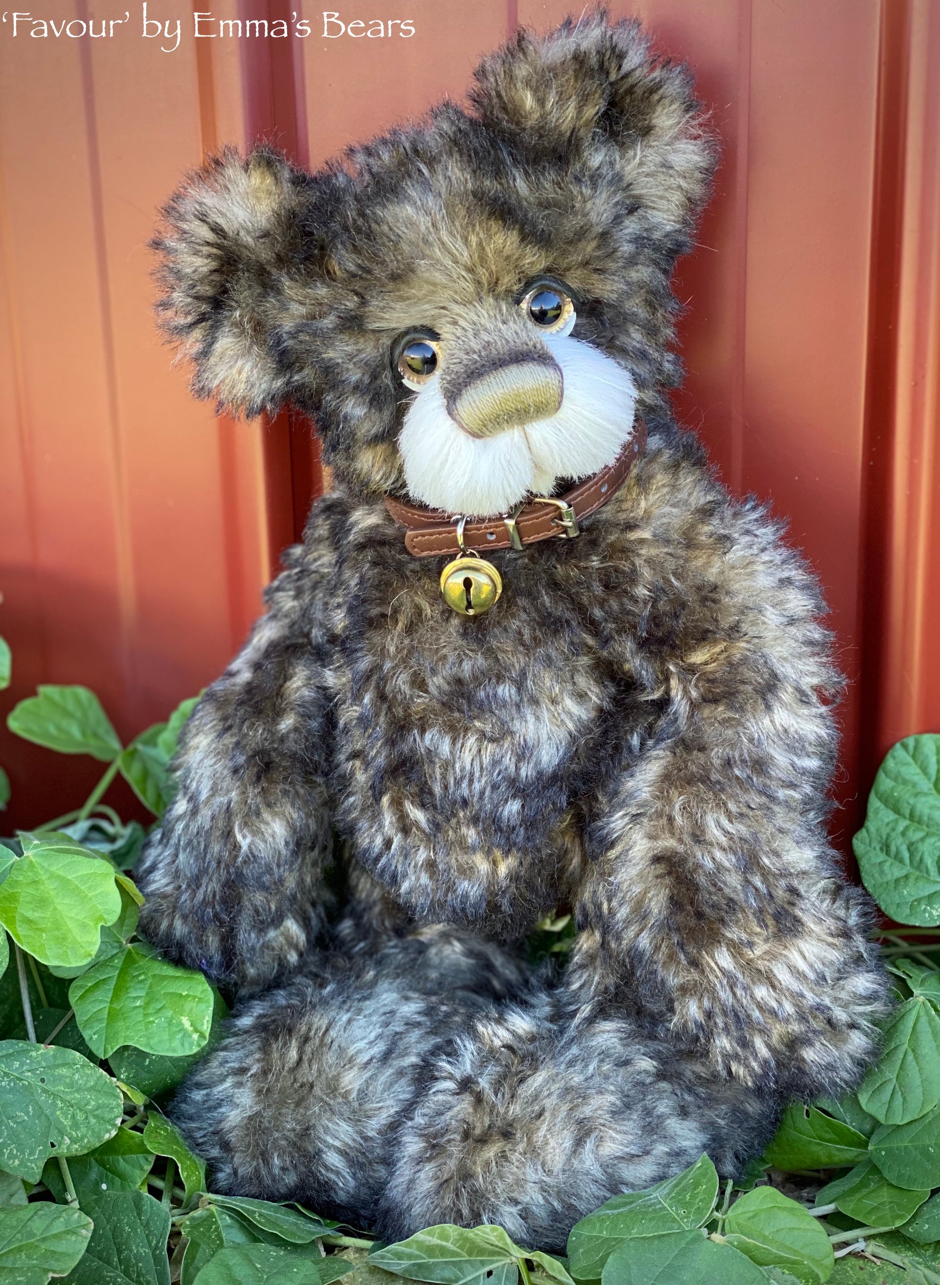 Favour - 14" Tipped Mohair artist bear by Emma's Bears - OOAK