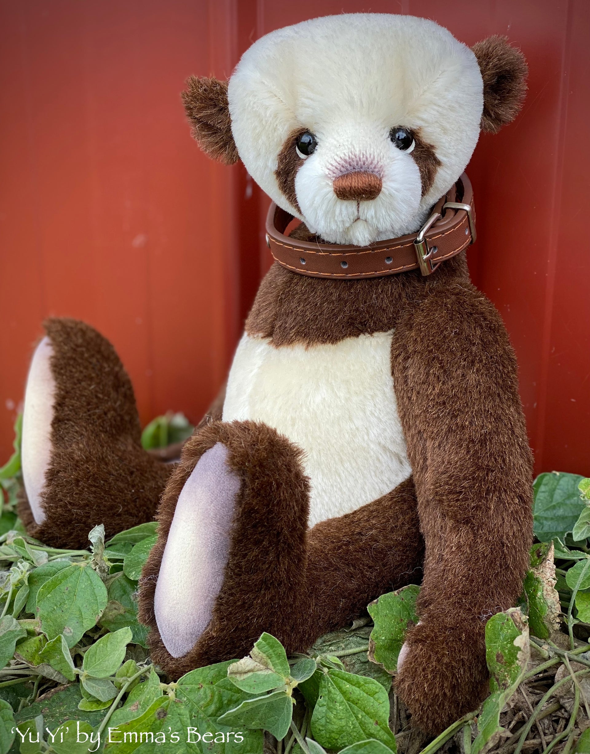 Yu Yi - 12" mohair artist panda bear  - OOAK by Emma's Bears