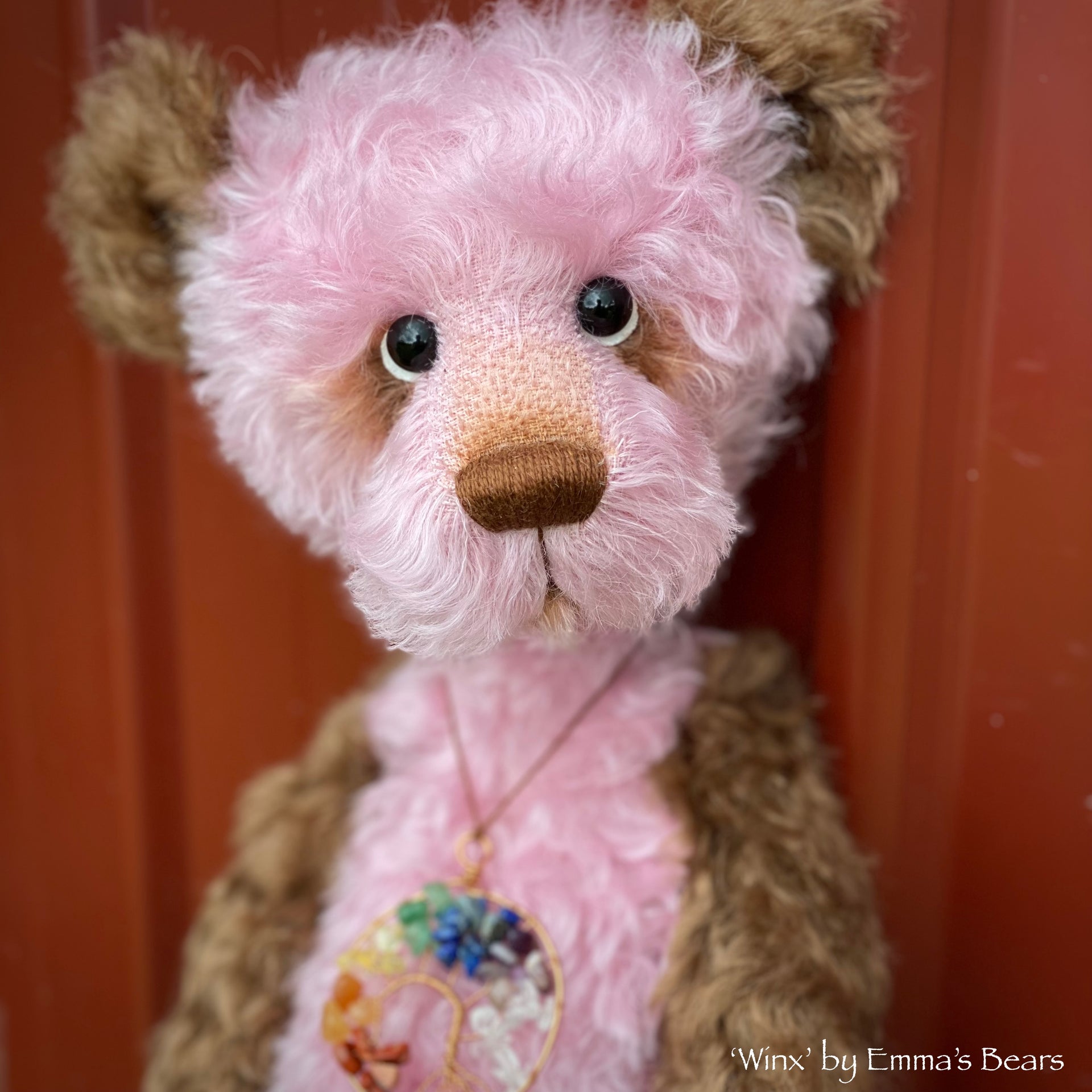 Winx - 17" skinny kid mohair bear by Emmas Bears - OOAK