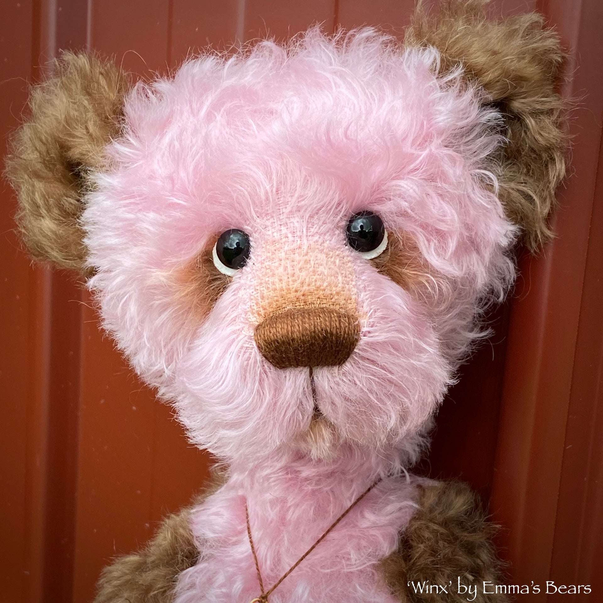 Winx - 17" skinny kid mohair bear by Emmas Bears - OOAK