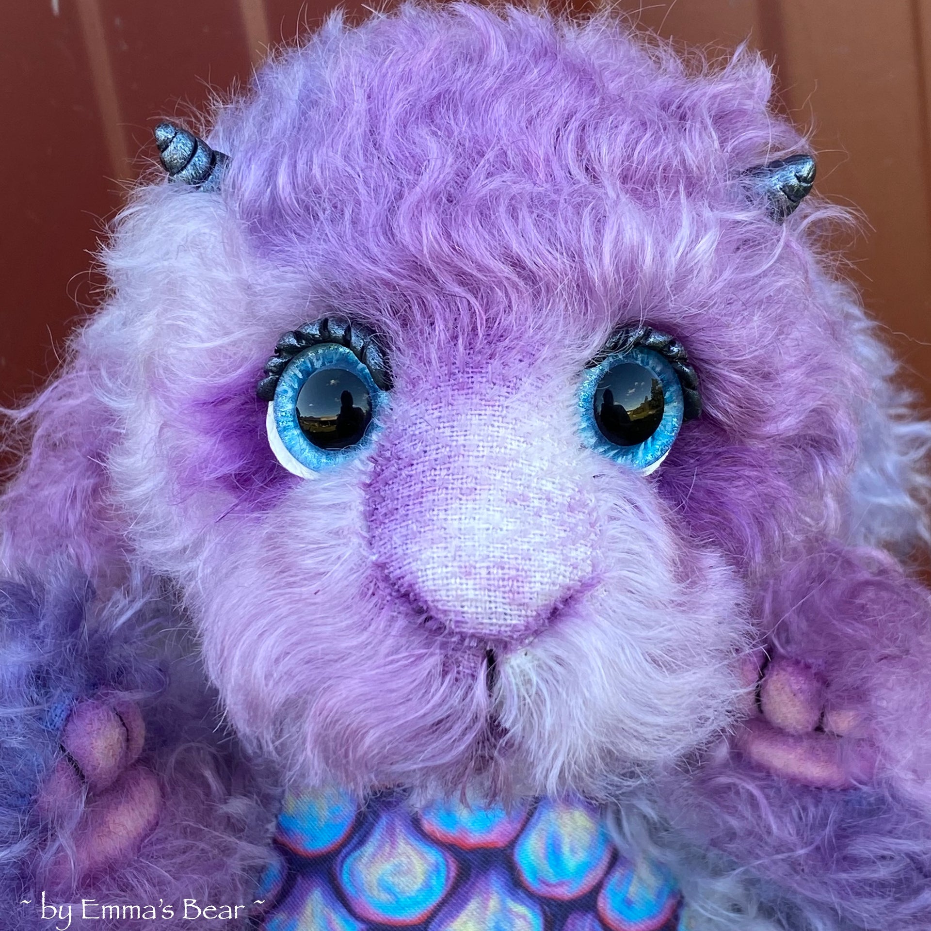 Custom Baby Dragon - 12" kid mohair Artist Baby Dragon by Emmas Bears - OOAK