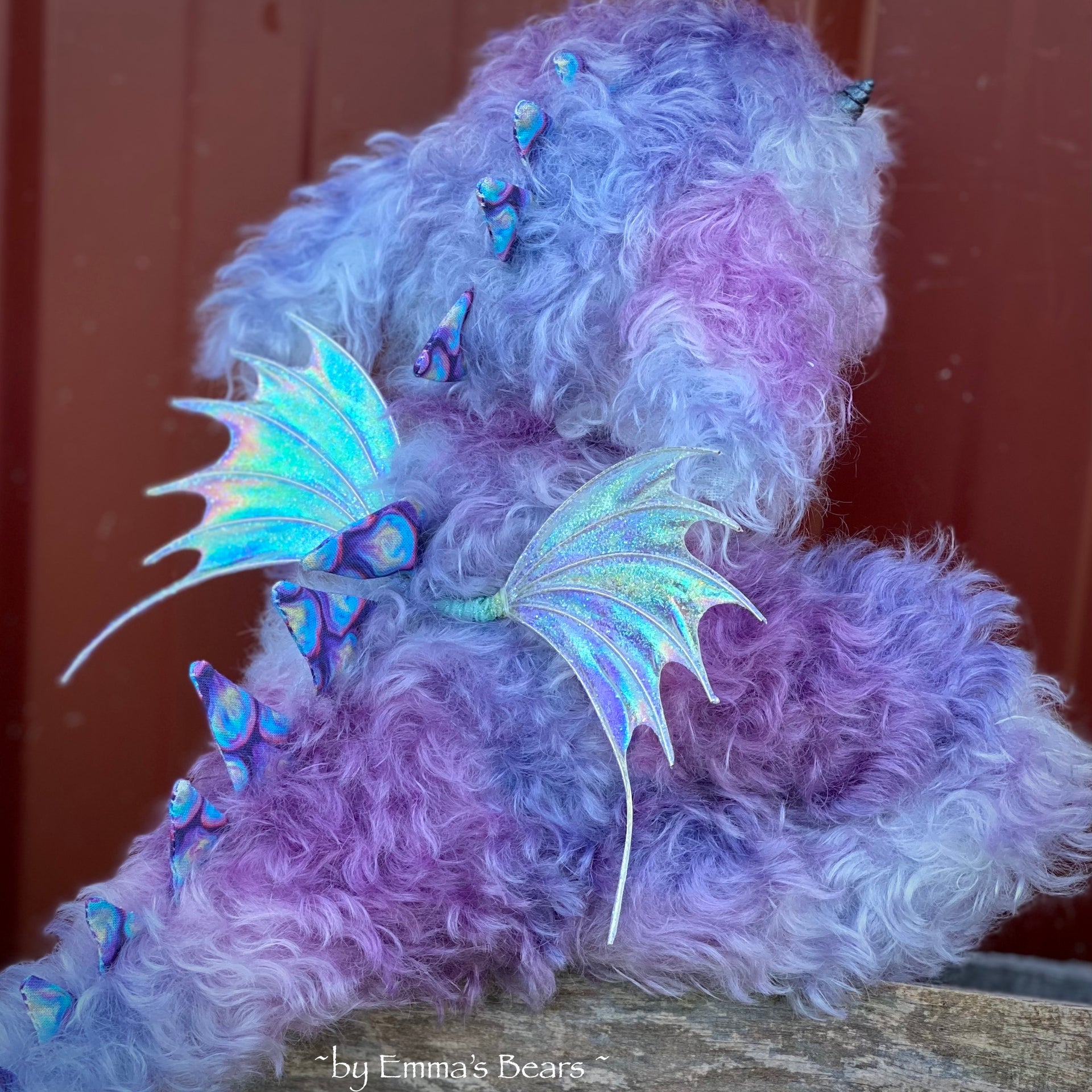 Custom Baby Dragon - 12" kid mohair Artist Baby Dragon by Emmas Bears - OOAK