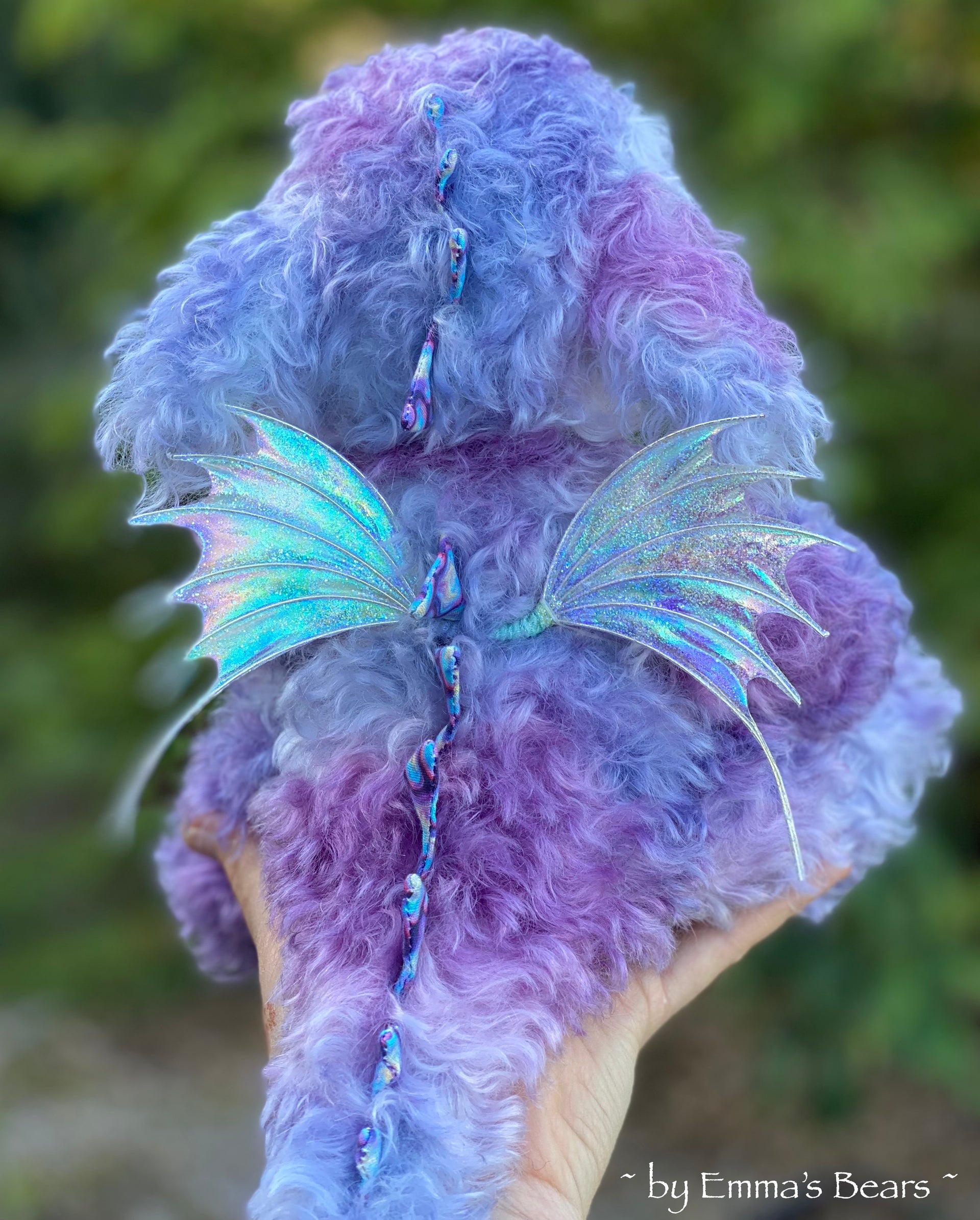 Custom Baby Dragon - 12" kid mohair Artist Baby Dragon by Emmas Bears - OOAK