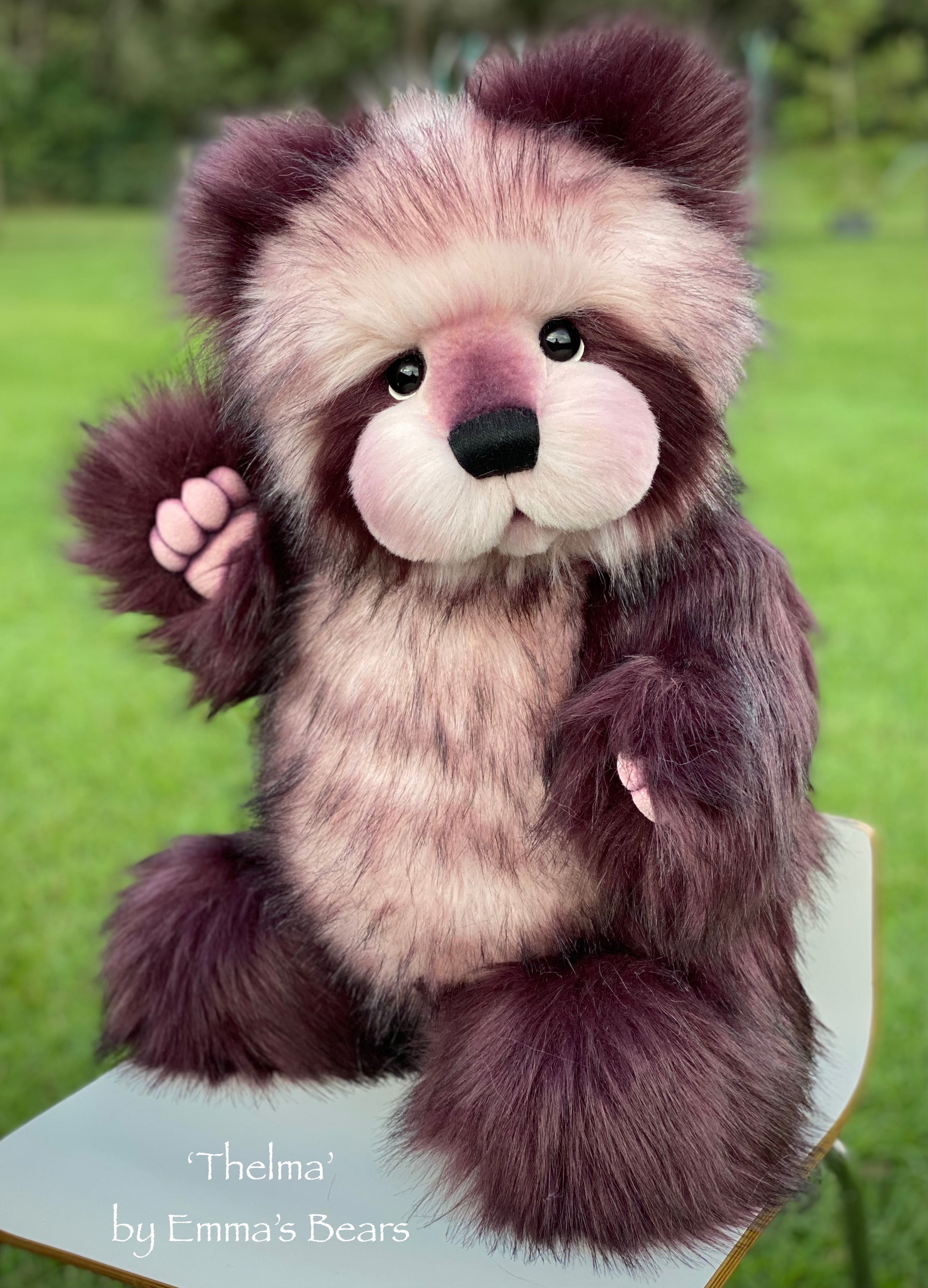 Thelma - 22" faux fur Artist Bear by Emma's Bears - OOAK