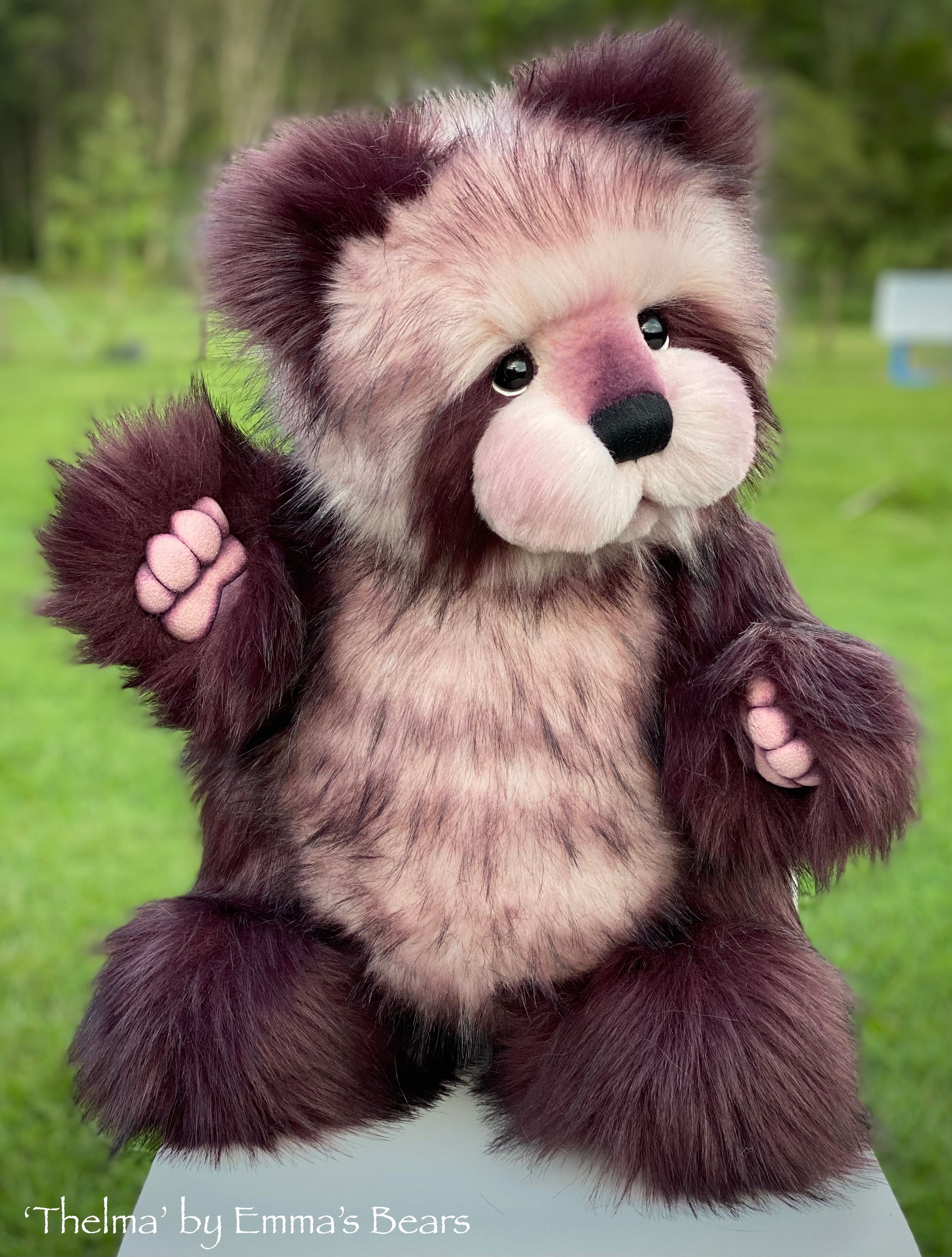 Thelma - 22" faux fur Artist Bear by Emma's Bears - OOAK