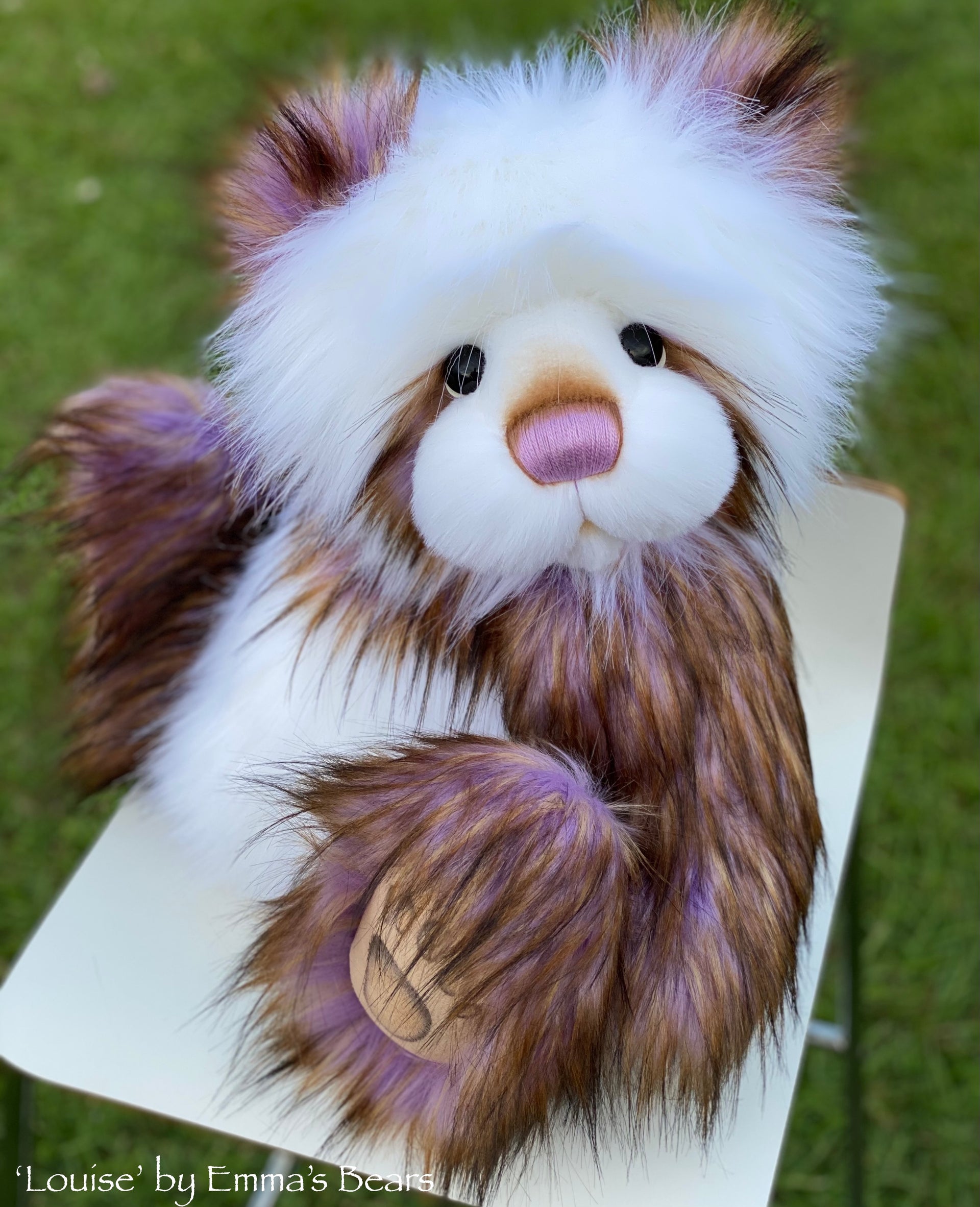 Louise - 21" faux fur Artist Bear by Emma's Bears - OOAK