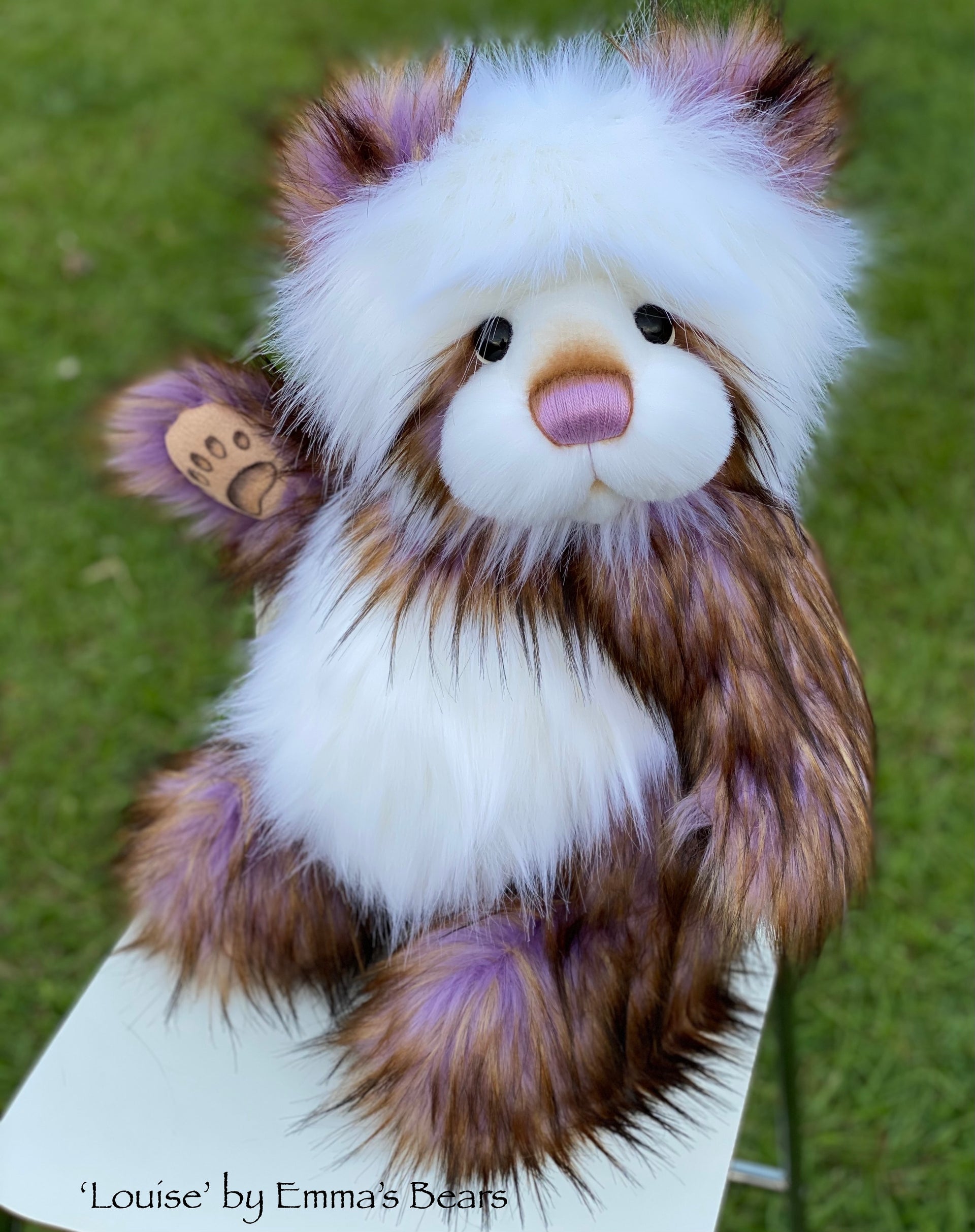 Louise - 21" faux fur Artist Bear by Emma's Bears - OOAK