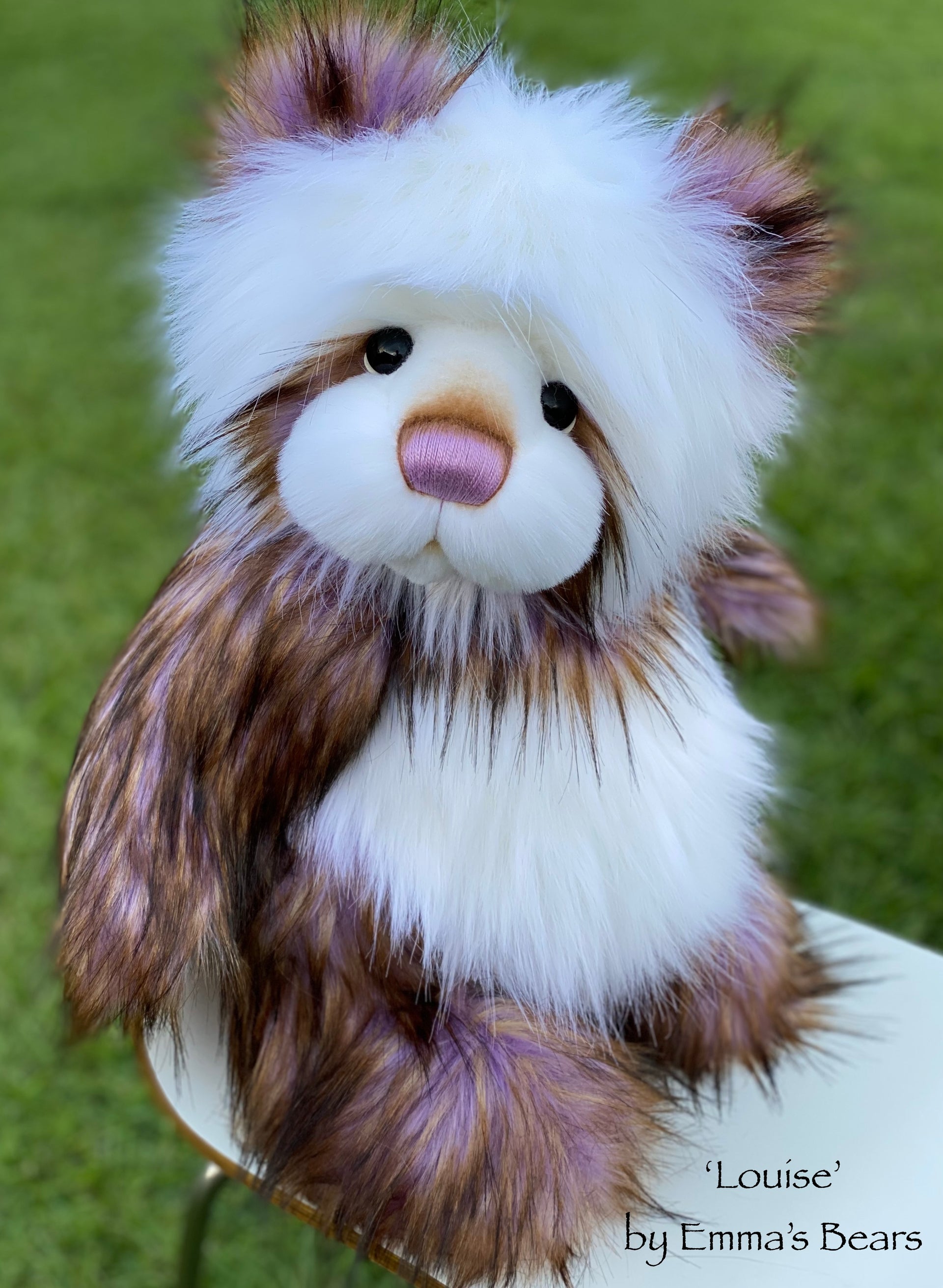 Louise - 21" faux fur Artist Bear by Emma's Bears - OOAK