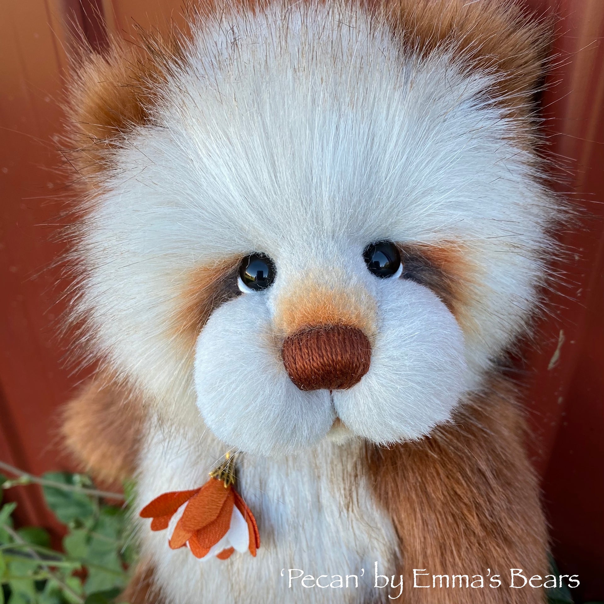 Pecan - 9" luxury faux fur artist bear by Emmas Bears - OOAK