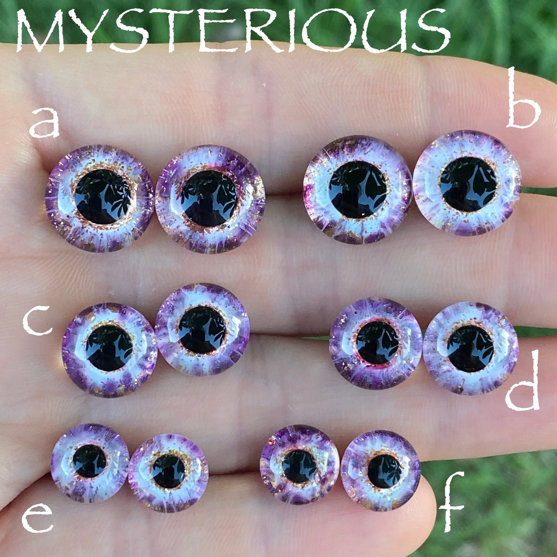 Hand Painted Eyes - Mysterious