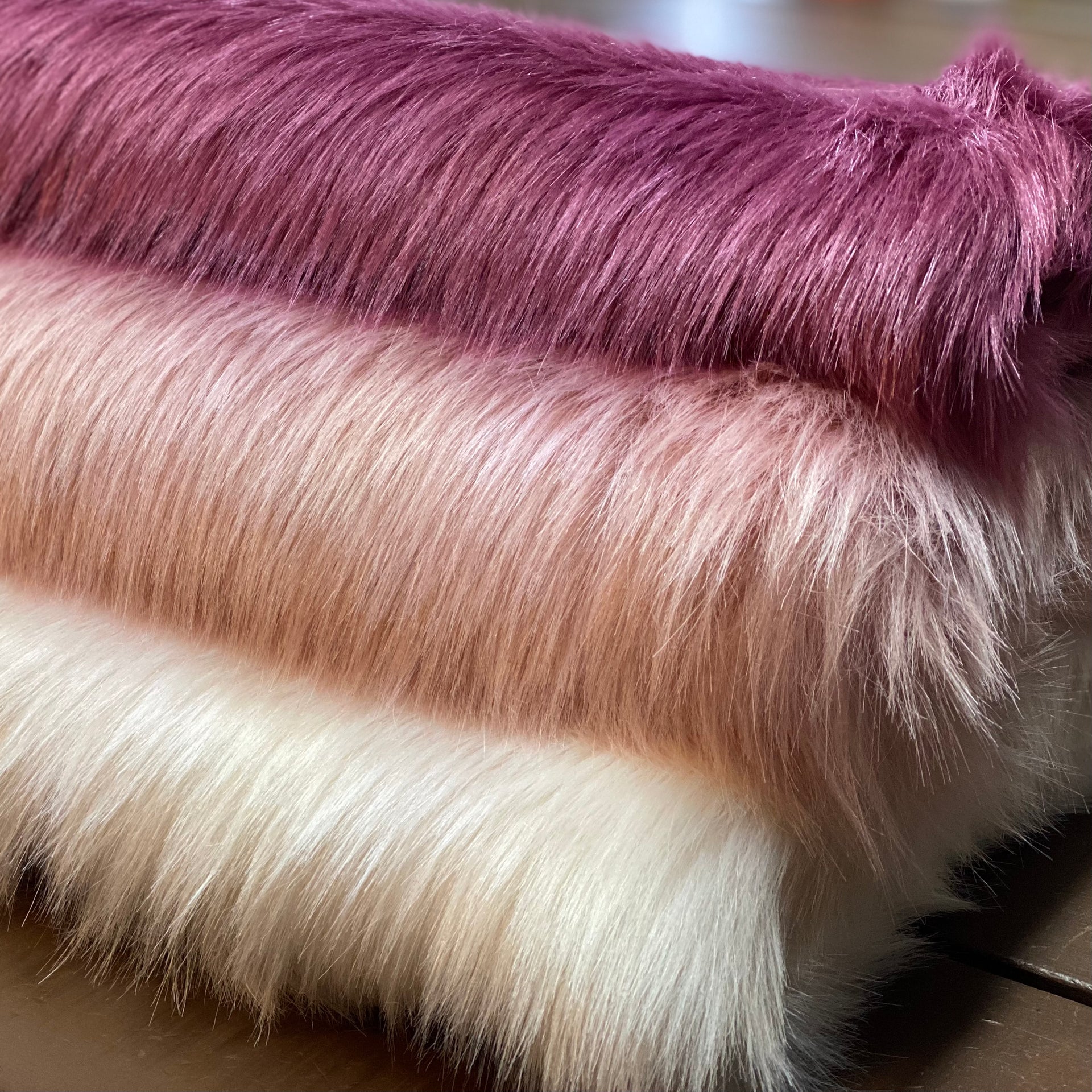 Dusky Rose - Luxury Heavy Pile Faux Fur - Late 2022 Range