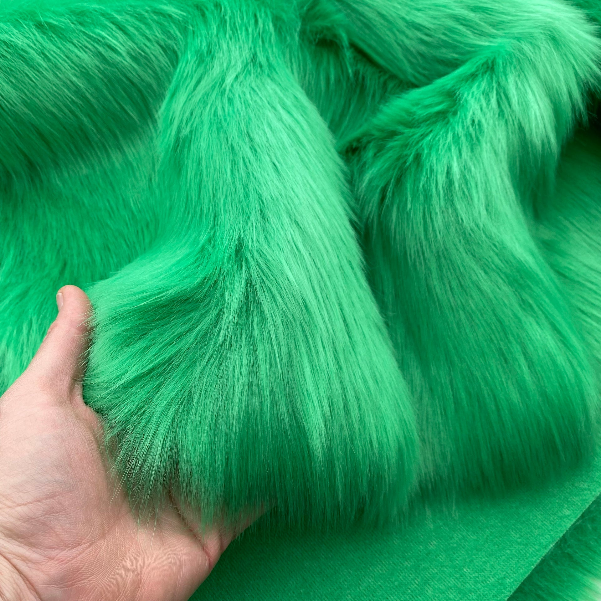 Puppet Green - Luxury Heavy Pile Faux Fur - Late 2022 Range