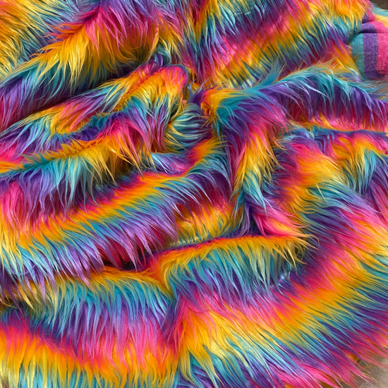 Bright Rainbow - Faux Fur - Late 2022 Range