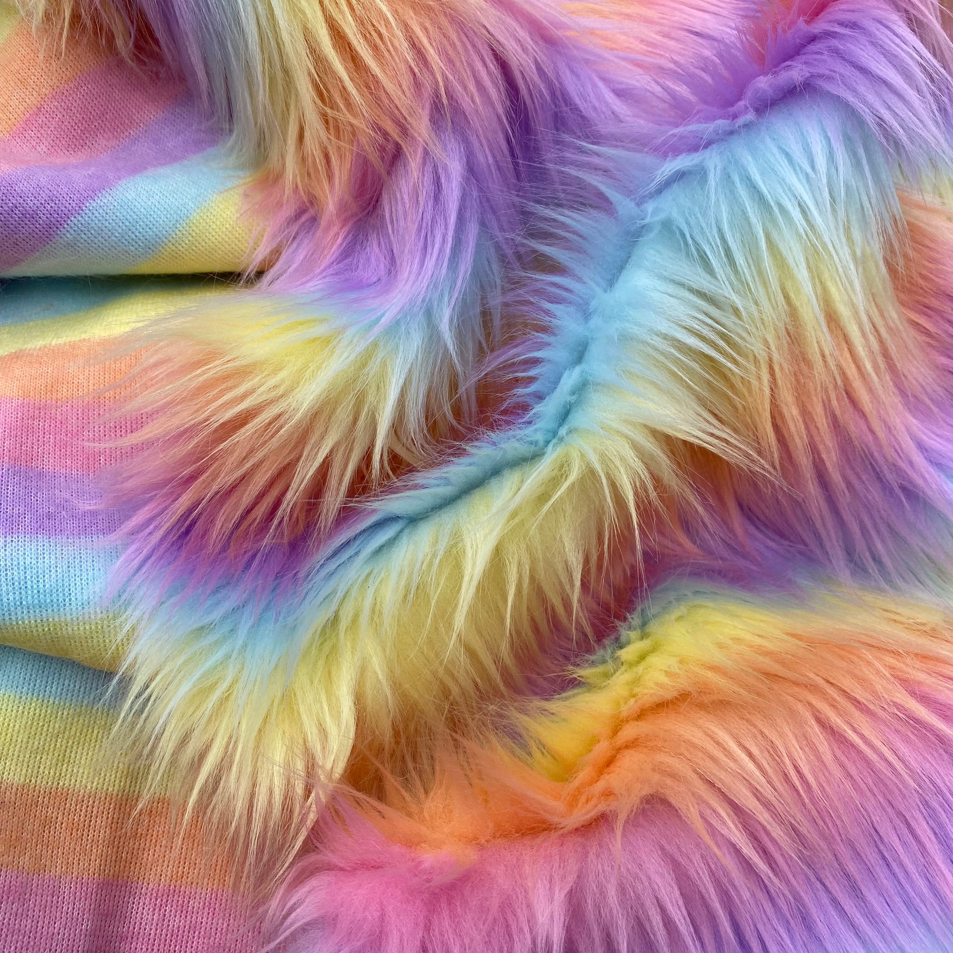 Pastel Rainbow - Faux Fur - Late 2022 Range