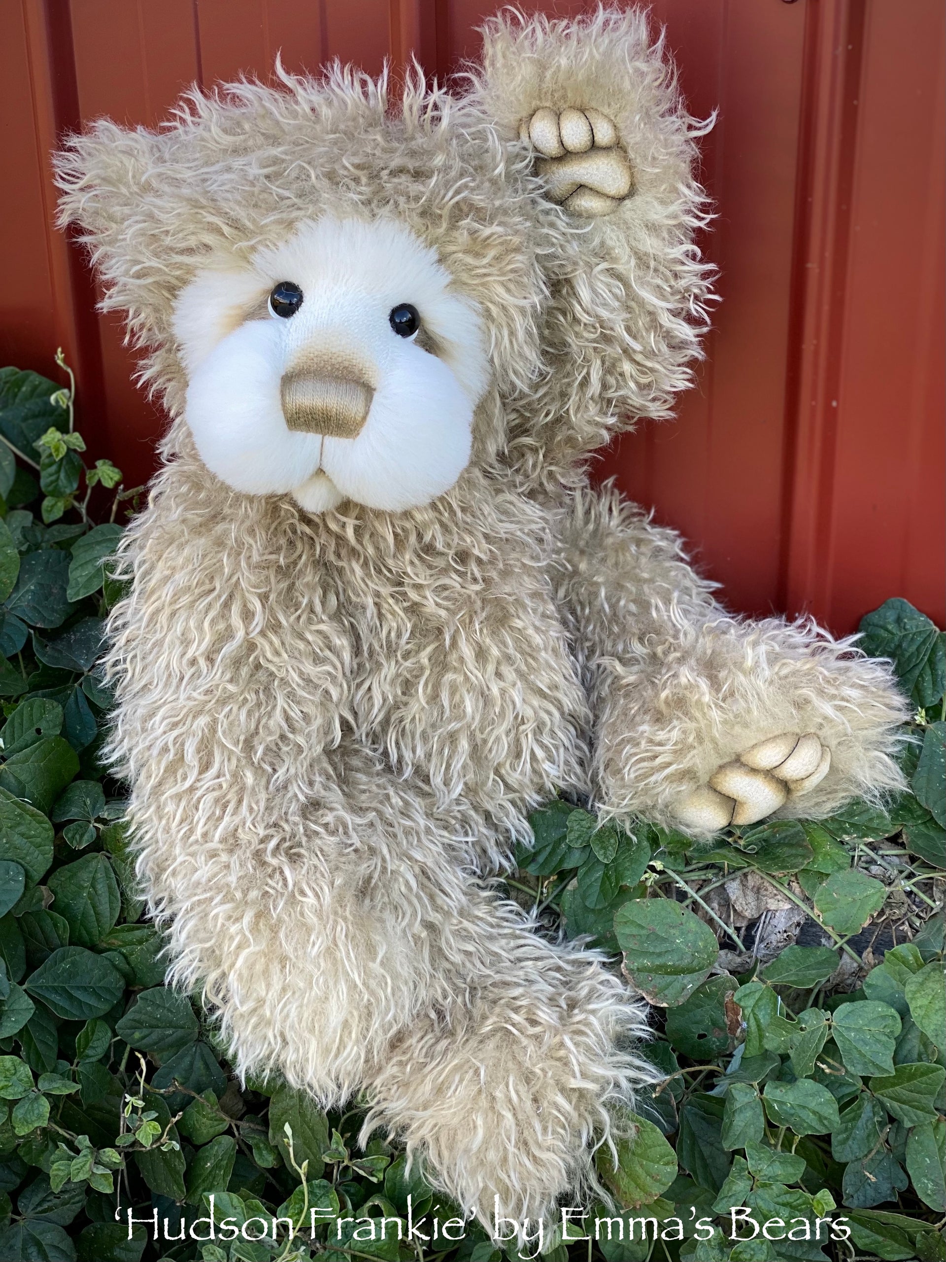 Hudson Frankie - 21" Faux Fur and Alpaca Artist Bear by Emma's Bears - OOAK