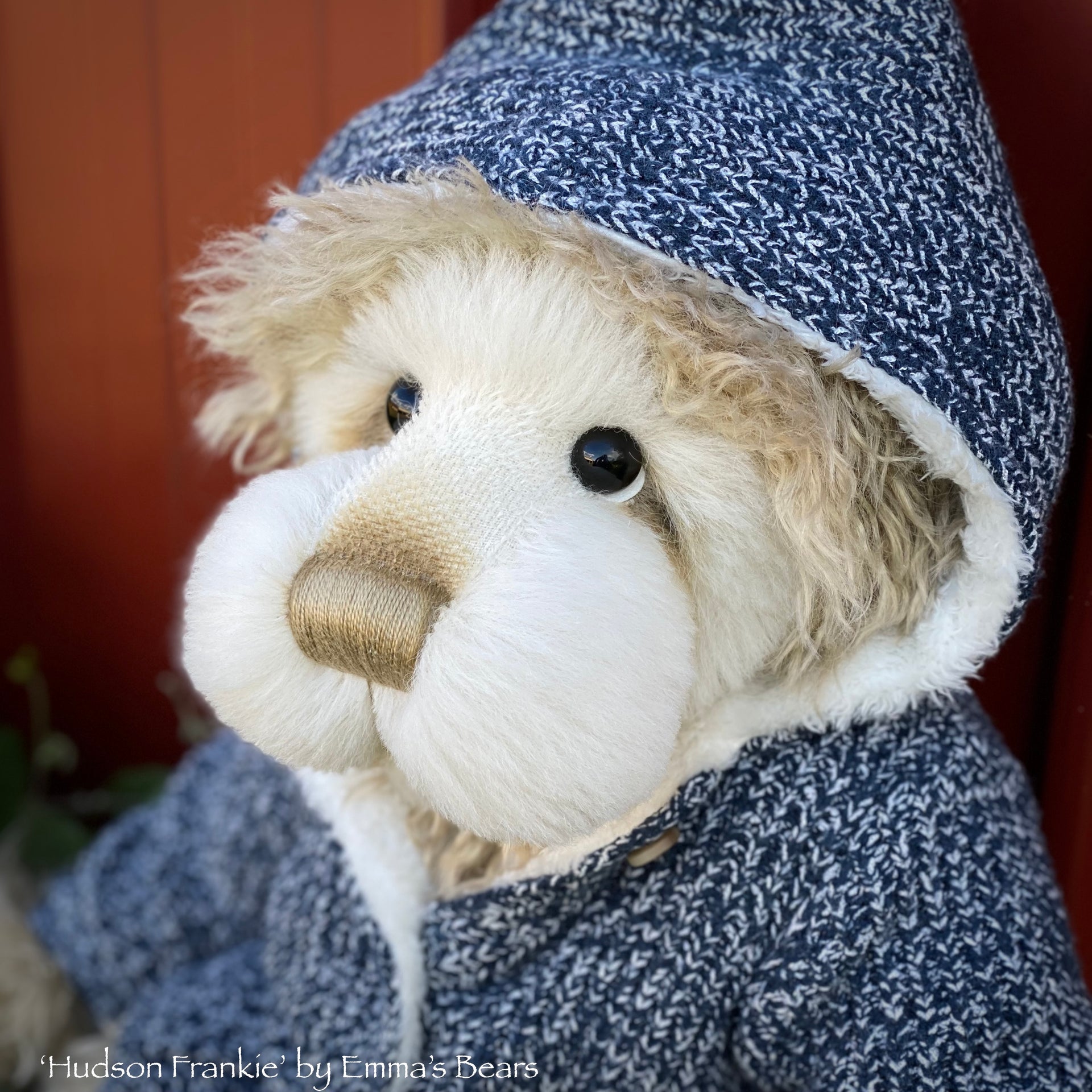 Hudson Frankie - 21" Faux Fur and Alpaca Artist Bear by Emma's Bears - OOAK
