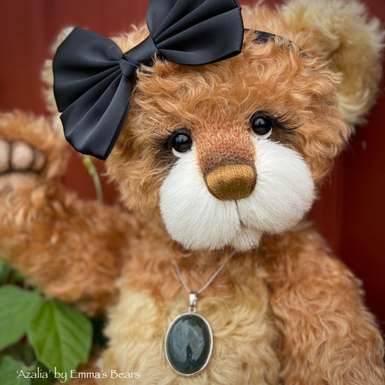 Azalia - 15" kid mohair bear by Emmas Bears - OOAK