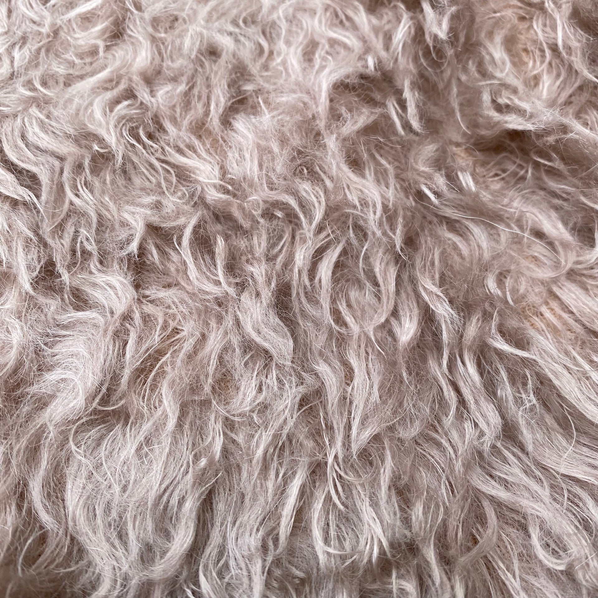 LIMITED Cameo Rose Shaggy - 38mm Distressed Mohair