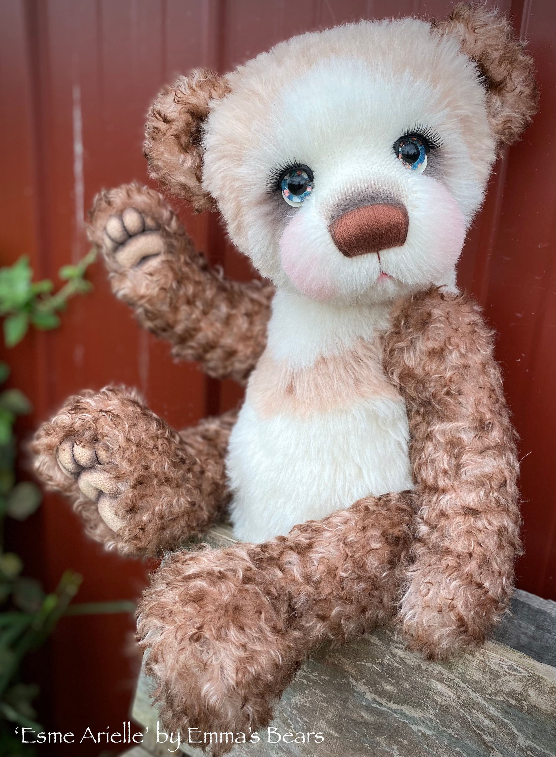 Esme Arielle - 19" Mohair and Alpaca Artist Baby Bear by Emma's Bears - OOAK