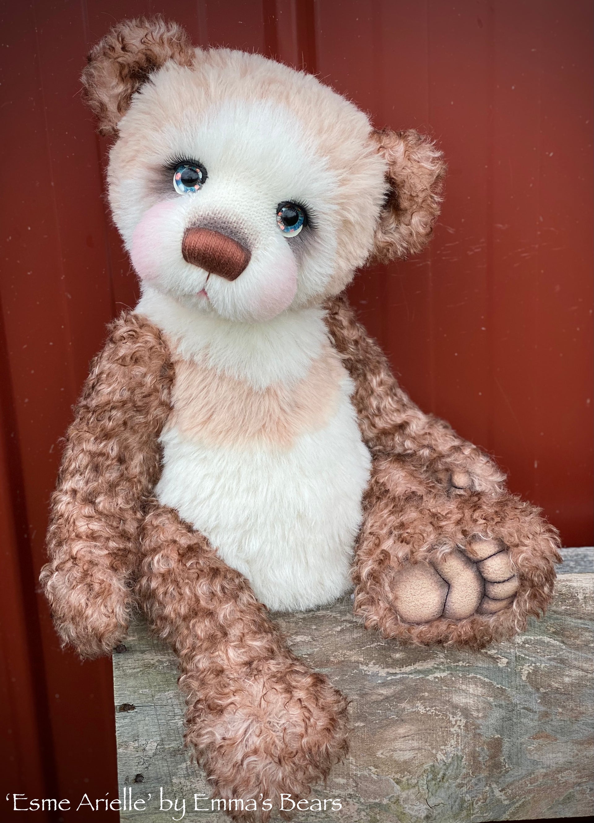 Esme Arielle - 19" Mohair and Alpaca Artist Baby Bear by Emma's Bears - OOAK