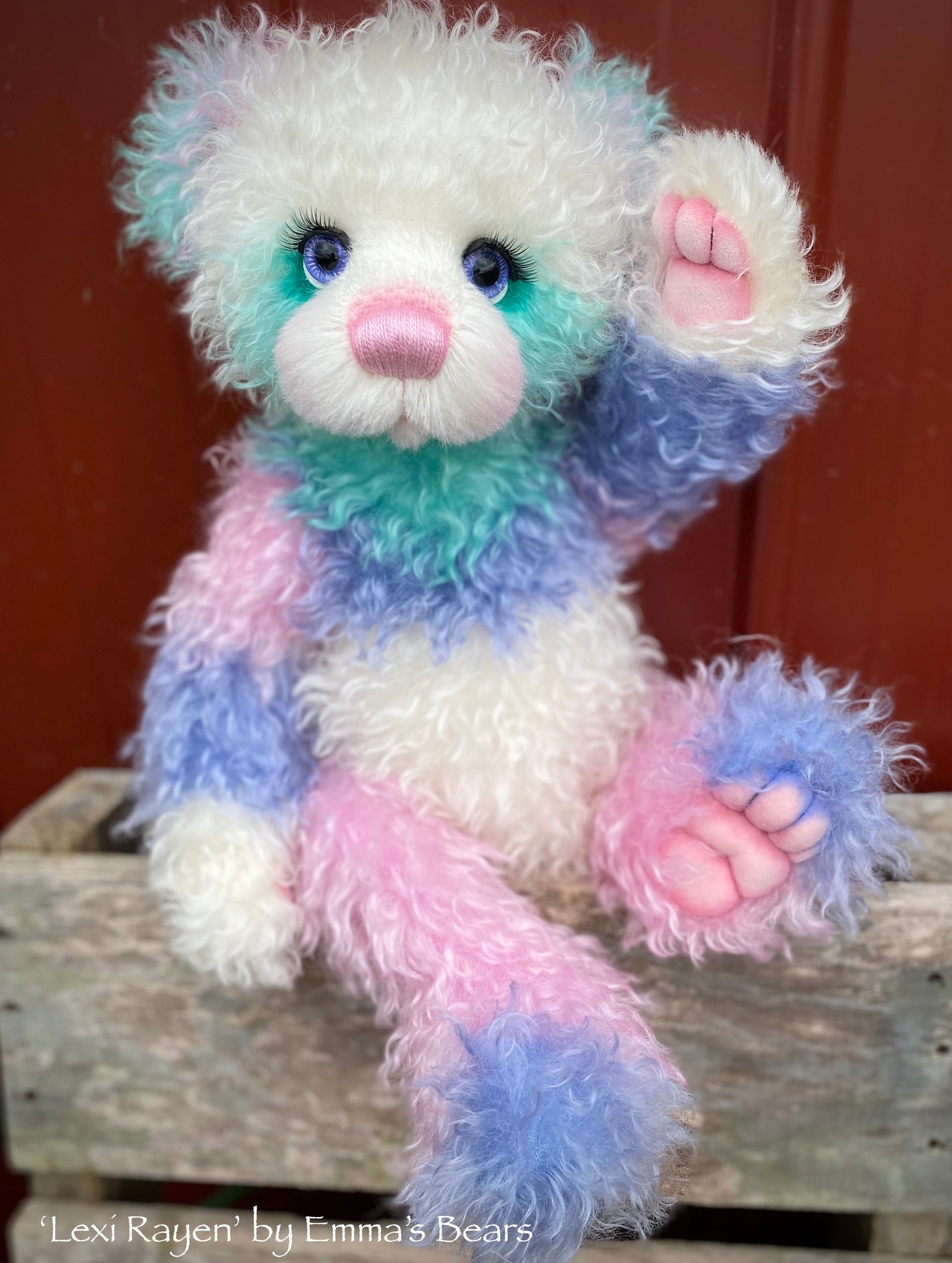 Lexi Rayen - 18" Mohair Artist Baby Bear by Emma's Bears - OOAK