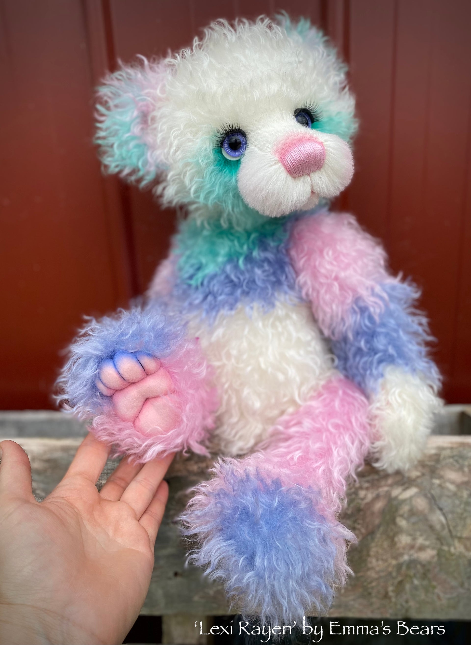 Lexi Rayen - 18" Mohair Artist Baby Bear by Emma's Bears - OOAK