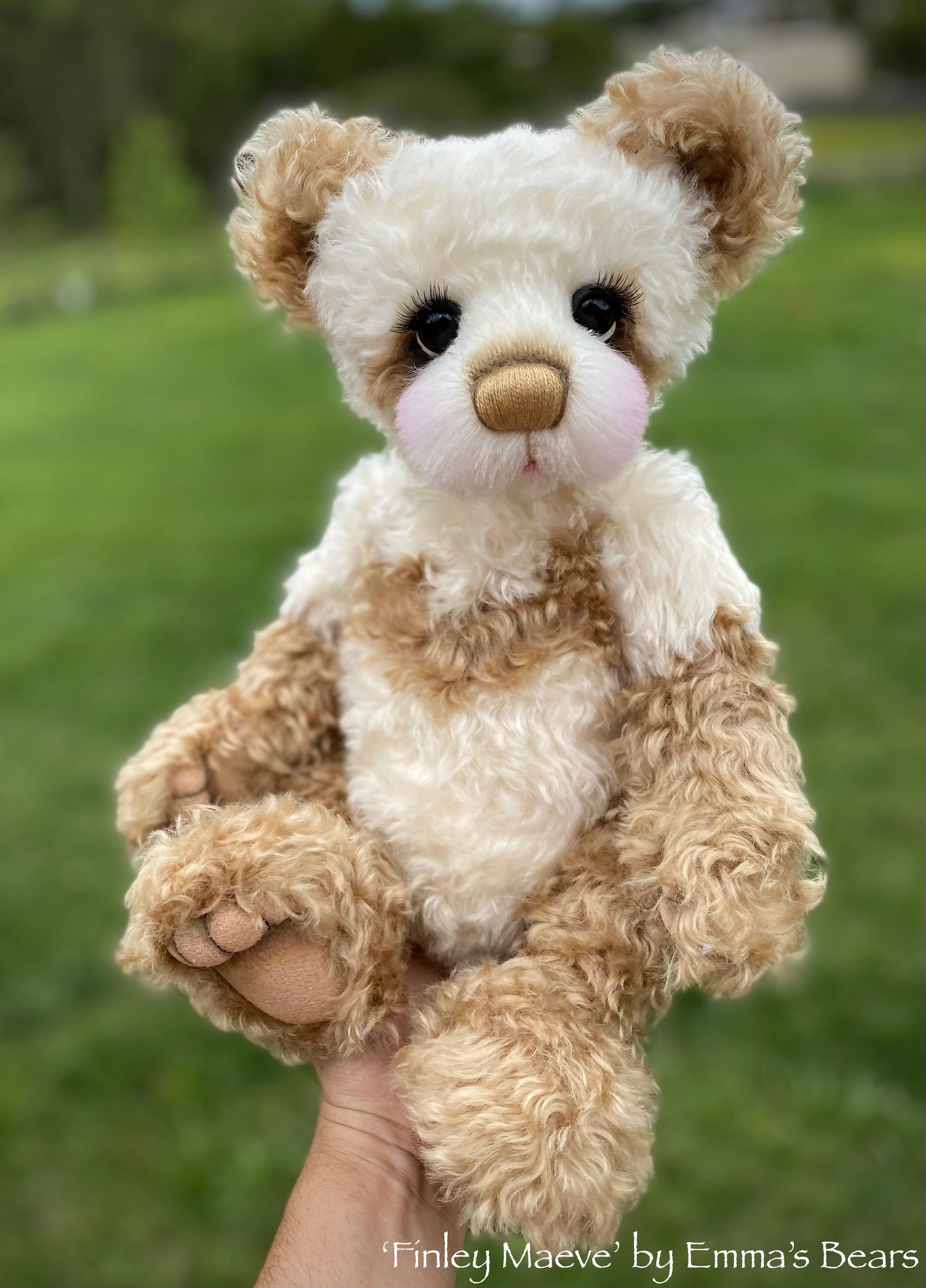 Finley Maeve - 17" Mohair Artist Baby Bear by Emma's Bears - OOAK