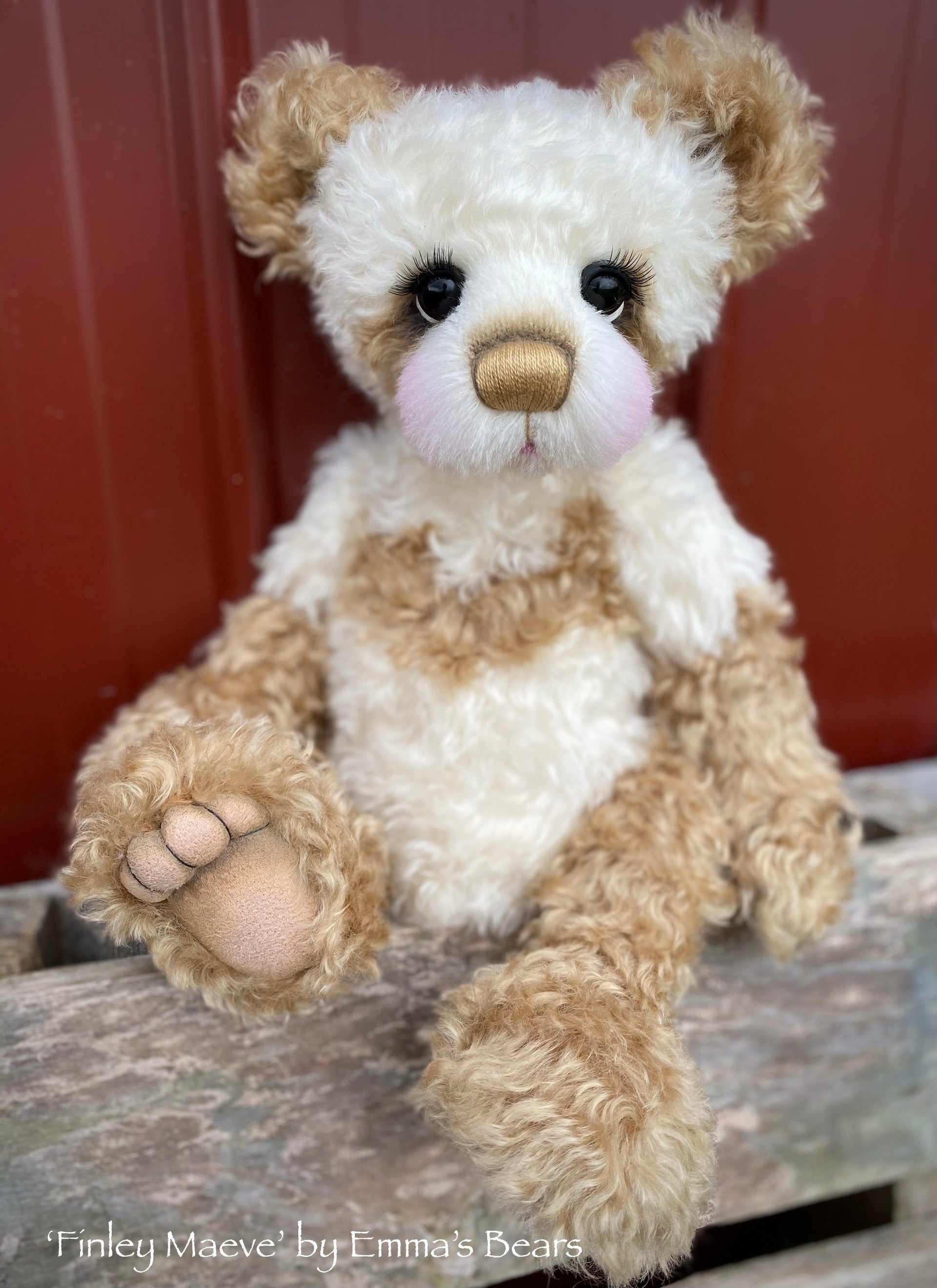 Finley Maeve - 17" Mohair Artist Baby Bear by Emma's Bears - OOAK