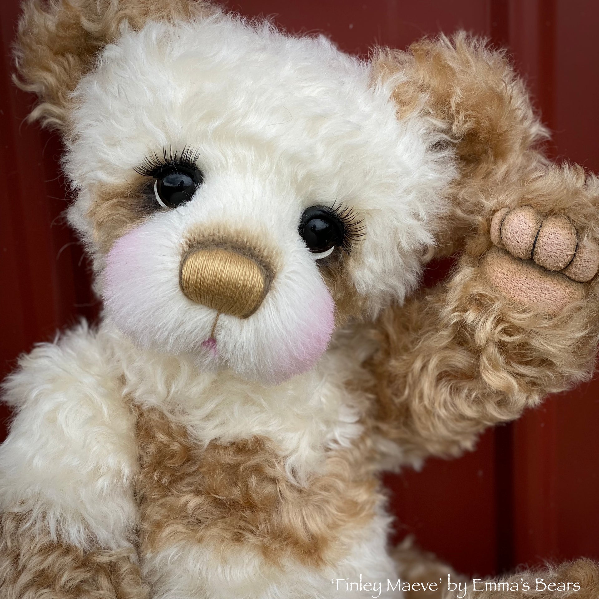 Finley Maeve - 17" Mohair Artist Baby Bear by Emma's Bears - OOAK