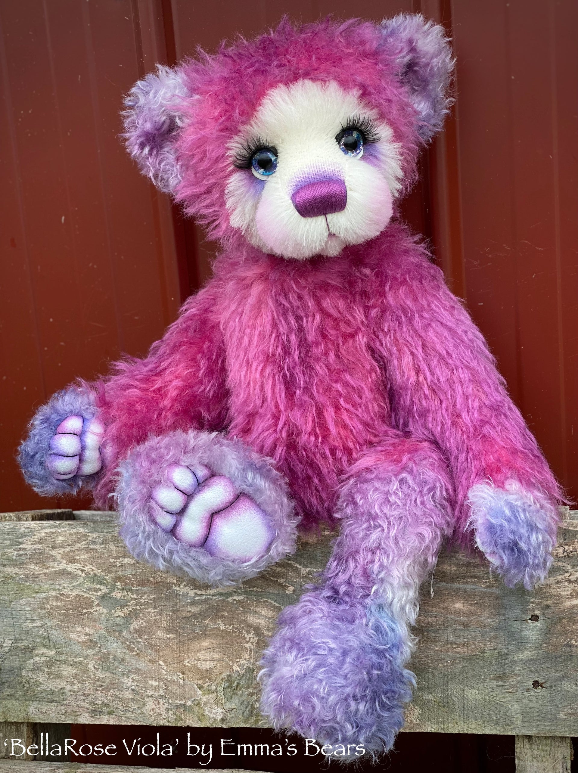 BellaRose Viola - 21" Mohair Toddler Artist Bear by Emma's Bears - OOAK