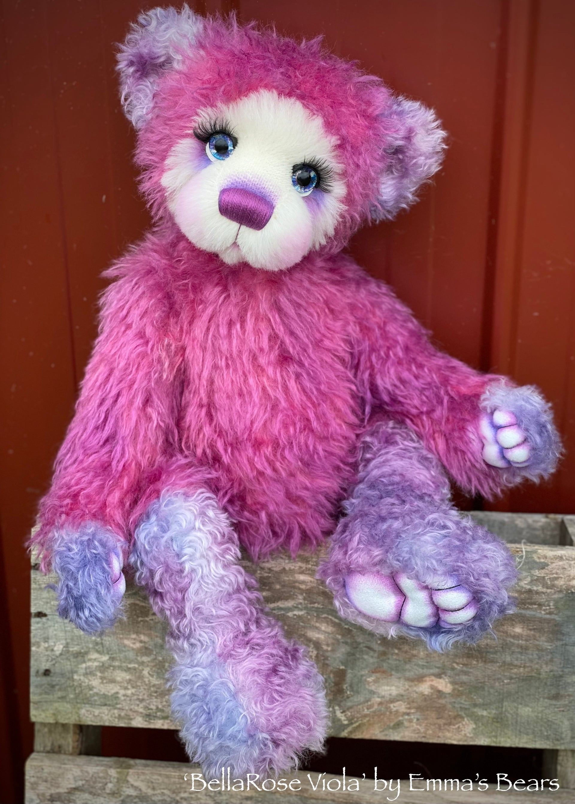 BellaRose Viola - 21" Mohair Toddler Artist Bear by Emma's Bears - OOAK