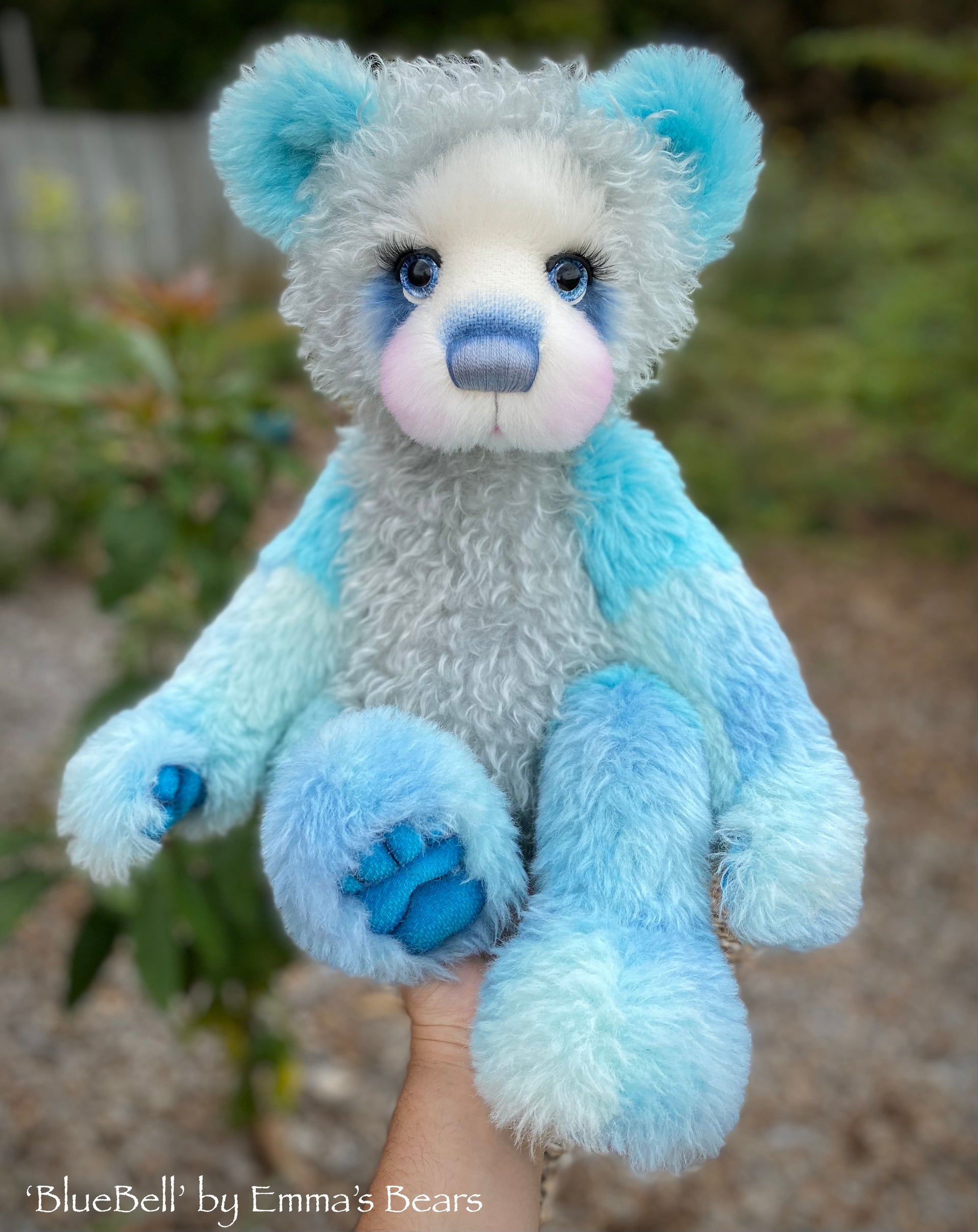 BlueBell - 21" Mohair Toddler Artist Bear by Emma's Bears - OOAK