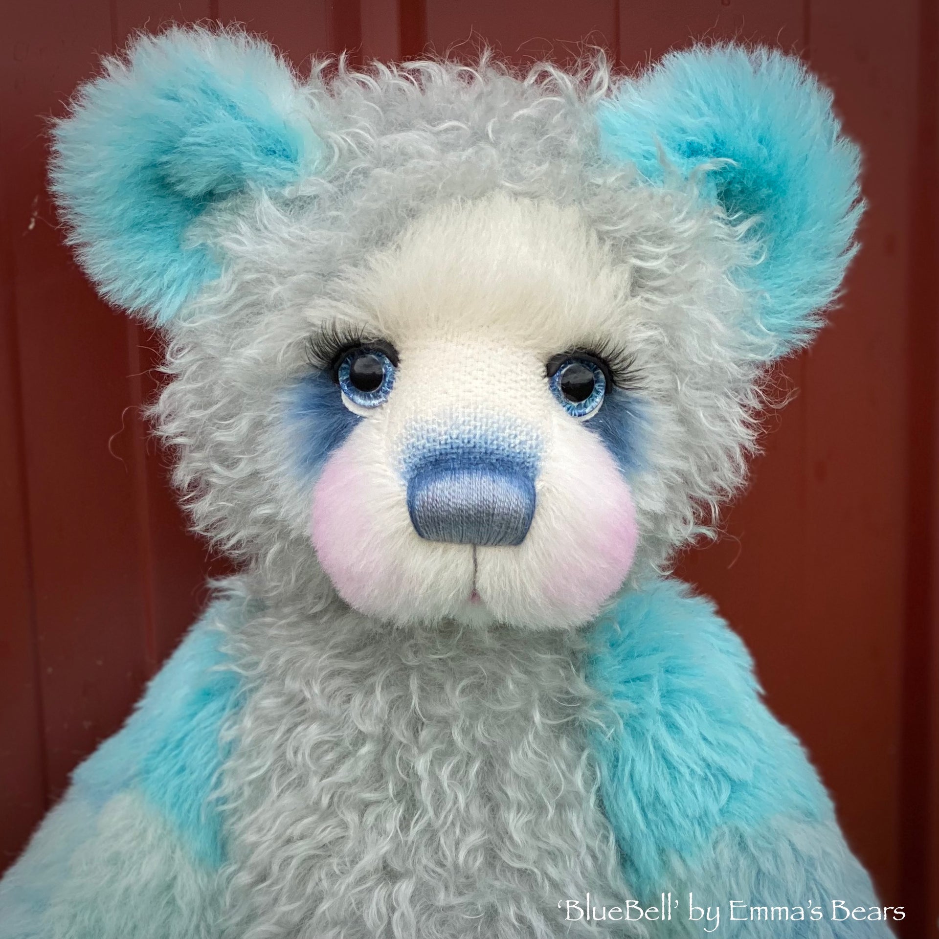 BlueBell - 21" Mohair Toddler Artist Bear by Emma's Bears - OOAK