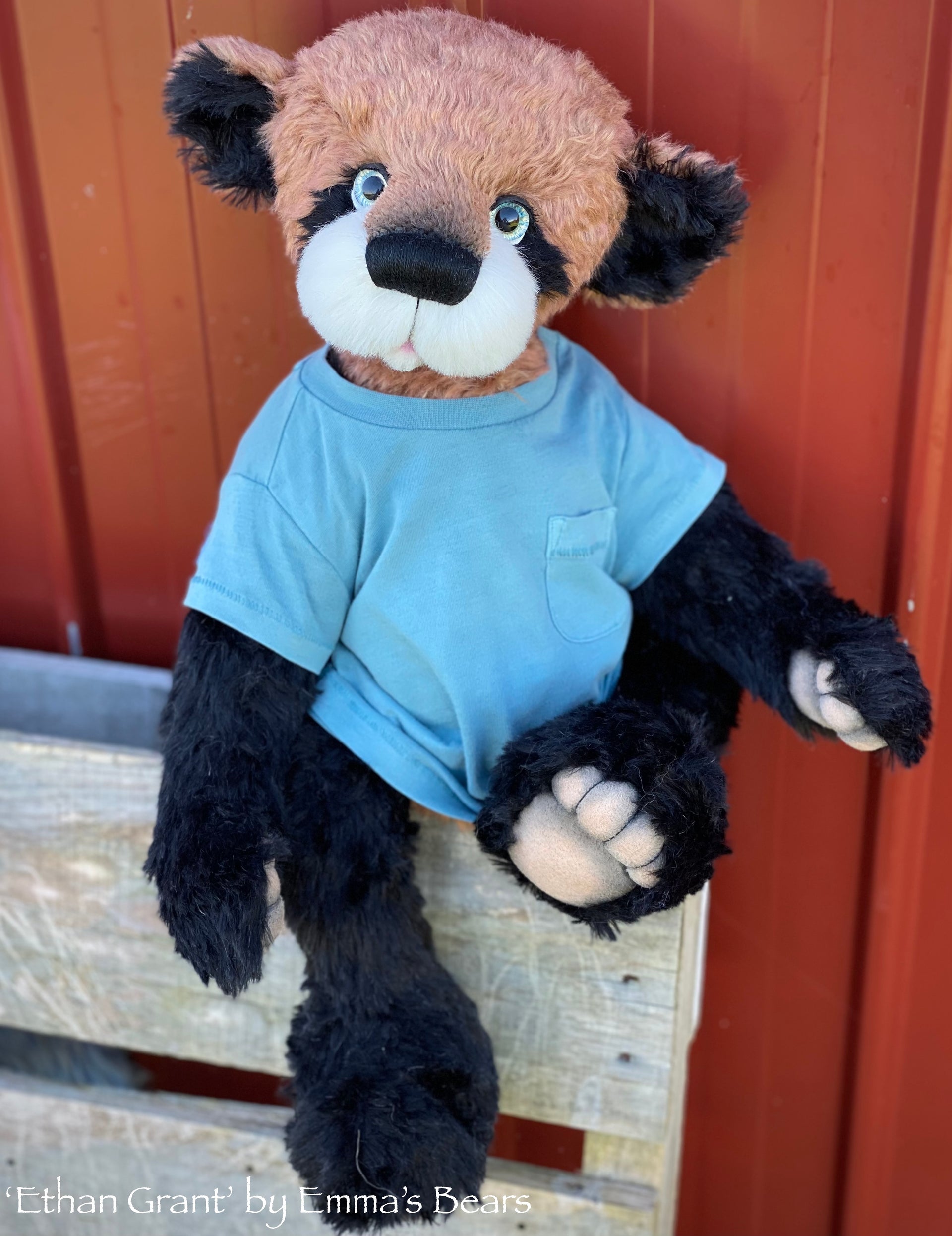 Ethan Grant - 21" Mohair Toddler Artist Bear by Emma's Bears - OOAK