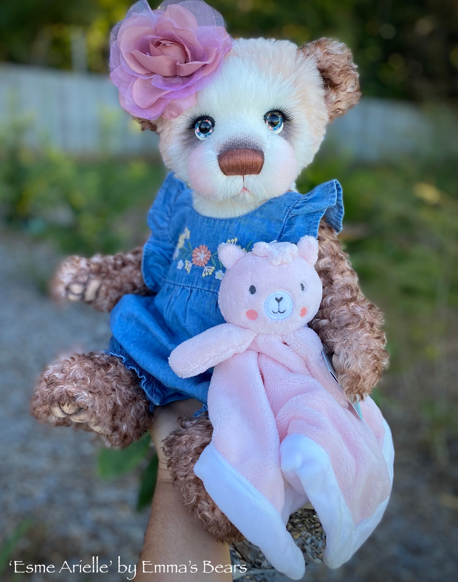 Esme Arielle - 19" Mohair and Alpaca Artist Baby Bear by Emma's Bears - OOAK