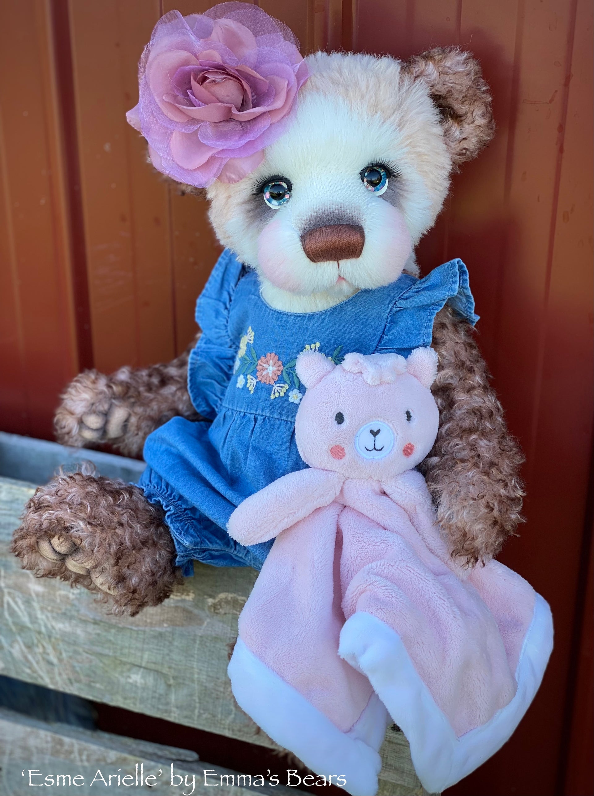 Esme Arielle - 19" Mohair and Alpaca Artist Baby Bear by Emma's Bears - OOAK