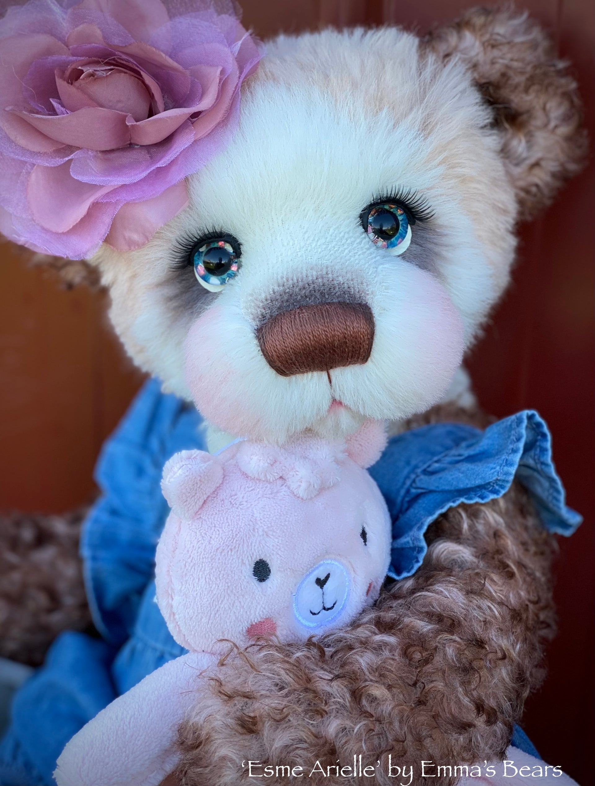 Esme Arielle - 19" Mohair and Alpaca Artist Baby Bear by Emma's Bears - OOAK