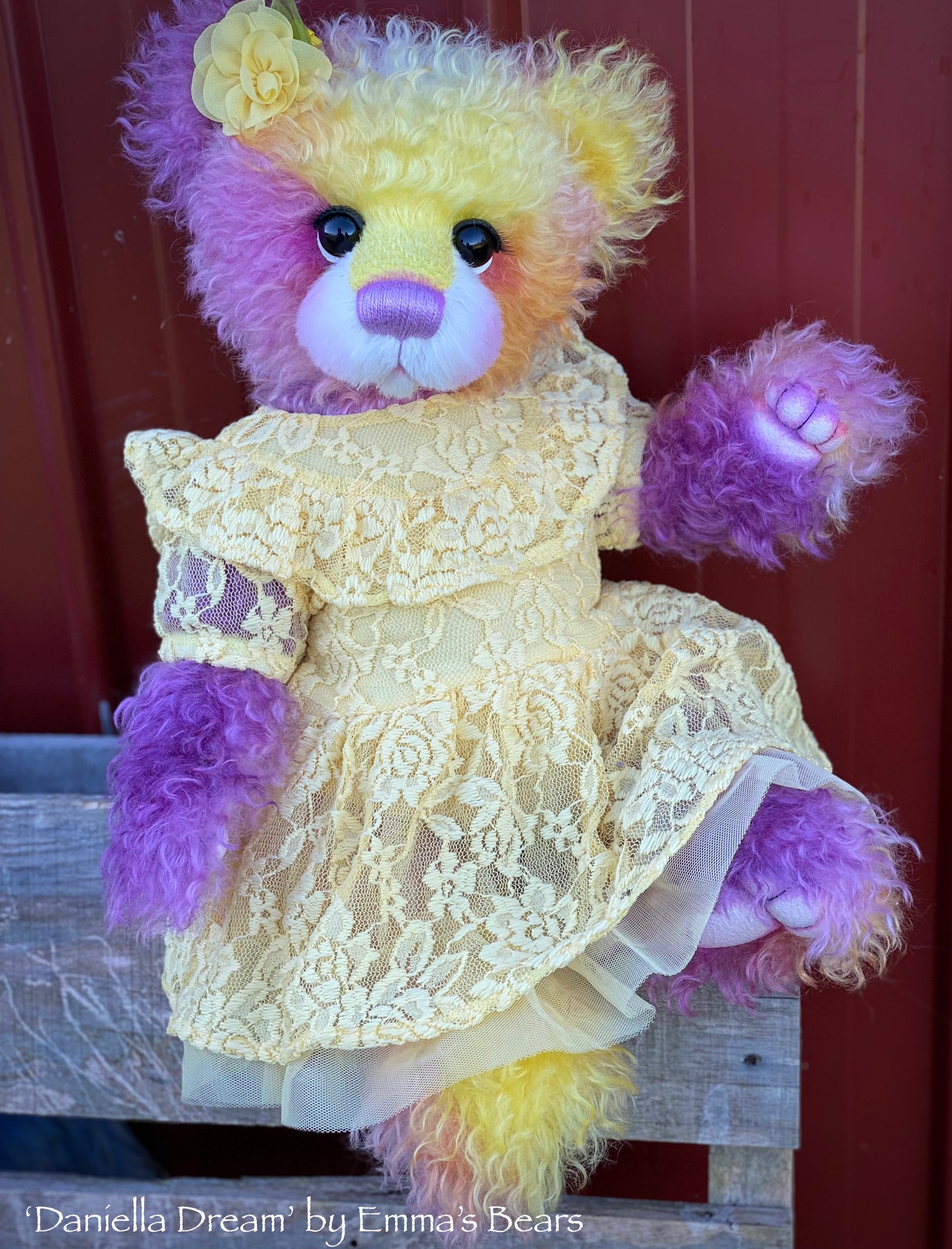 Daniella Dream - 19" Mohair Artist Baby Bear by Emma's Bears - OOAK