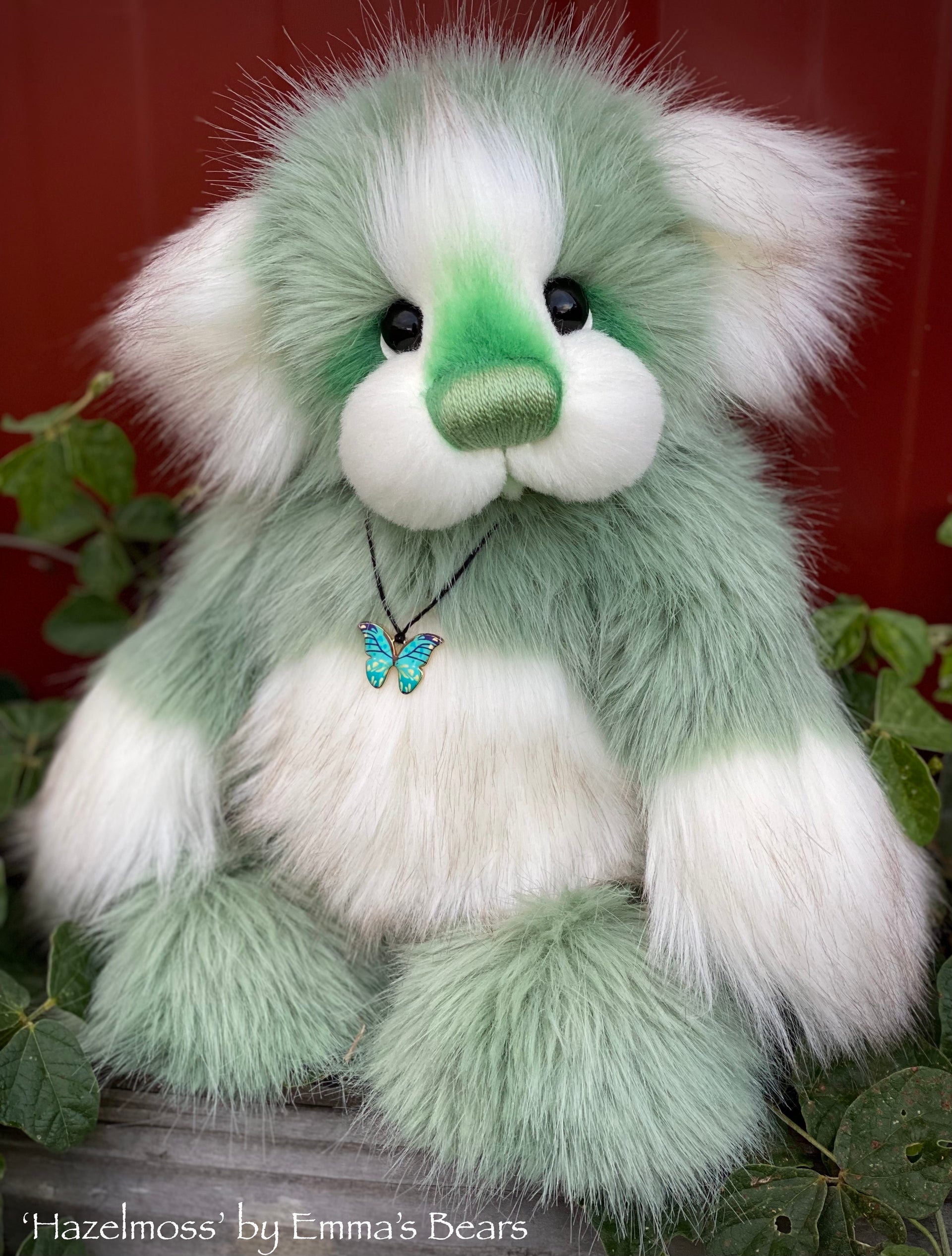 Hazelmoss - 11" faux fur Artist Bear by Emmas Bears - OOAK