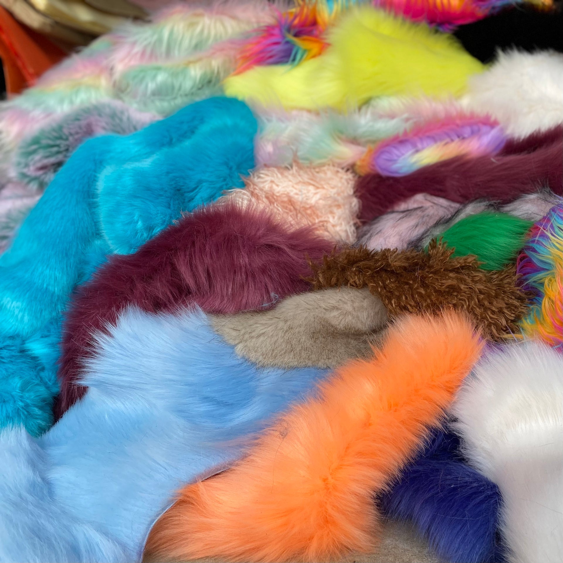 OffCut PACK - random assortment of faux fur off-cuts